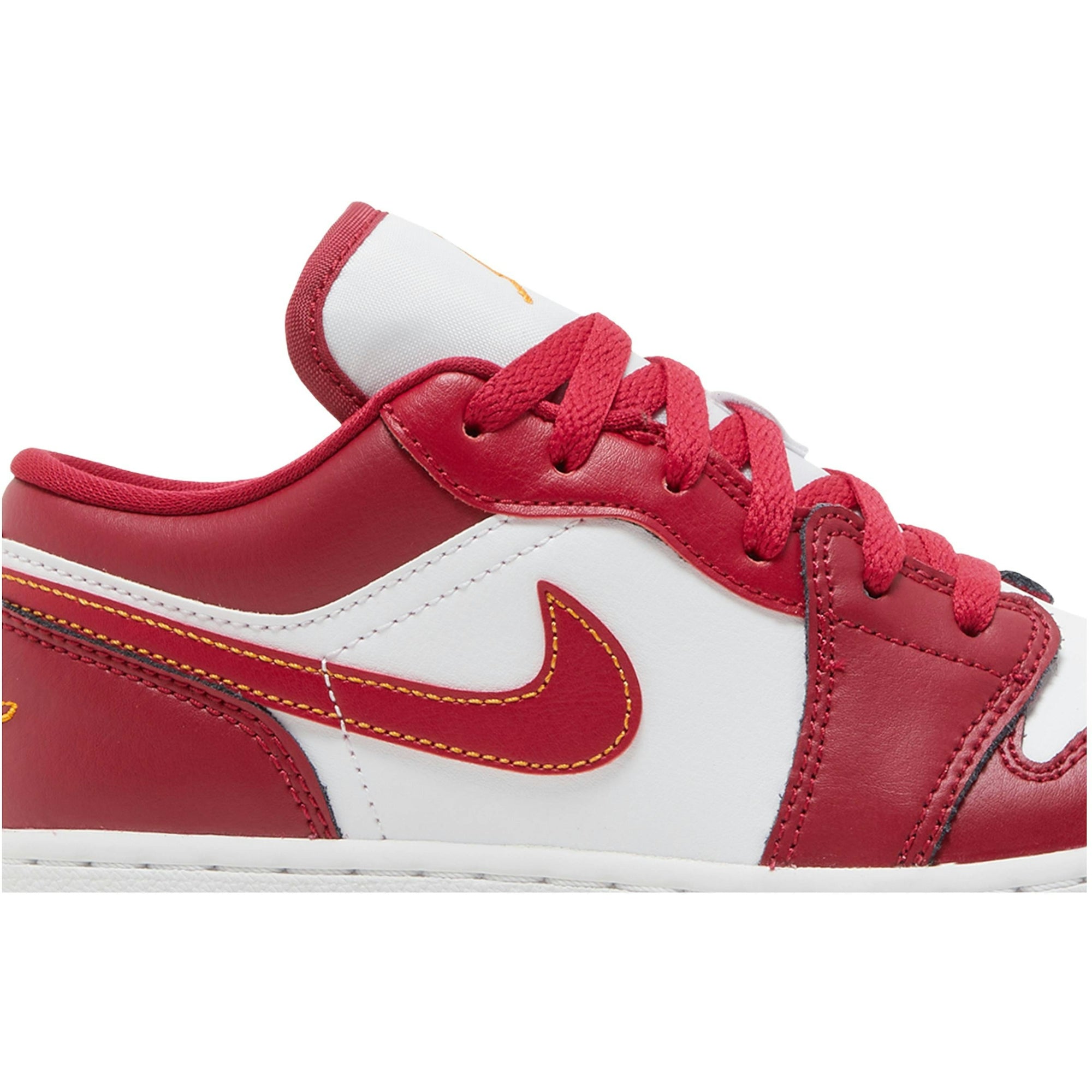 ( Grade School ) Air Jordan 1 Low Cardinal Red 553560-607 - Image 2