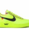 Nike Off-White X Air Force 1 Low ‘Volt’ Unfading Sneaker