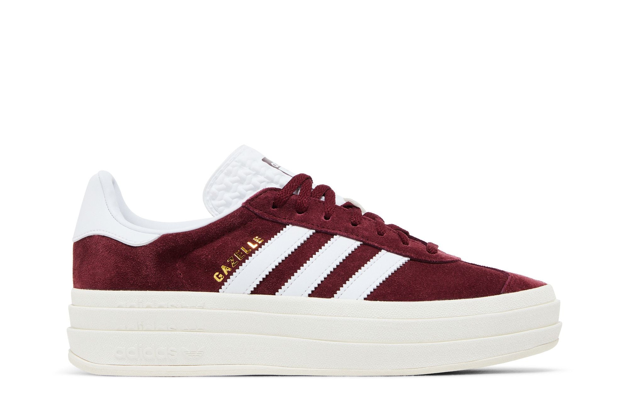 ( Women ) Adidas Gazelle Bold Shadow Red White HQ6892