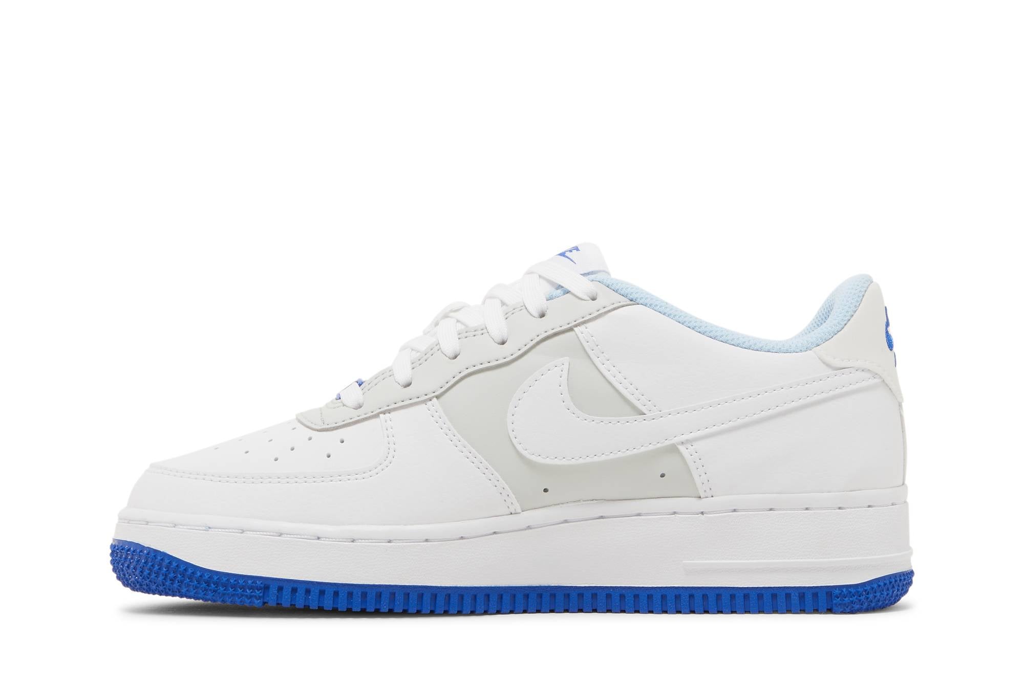 ( Youth ) Nike Air Force 1 LV8 ‘Just Stitch It – Hyper Royal’ FB1844-111 - Image 3