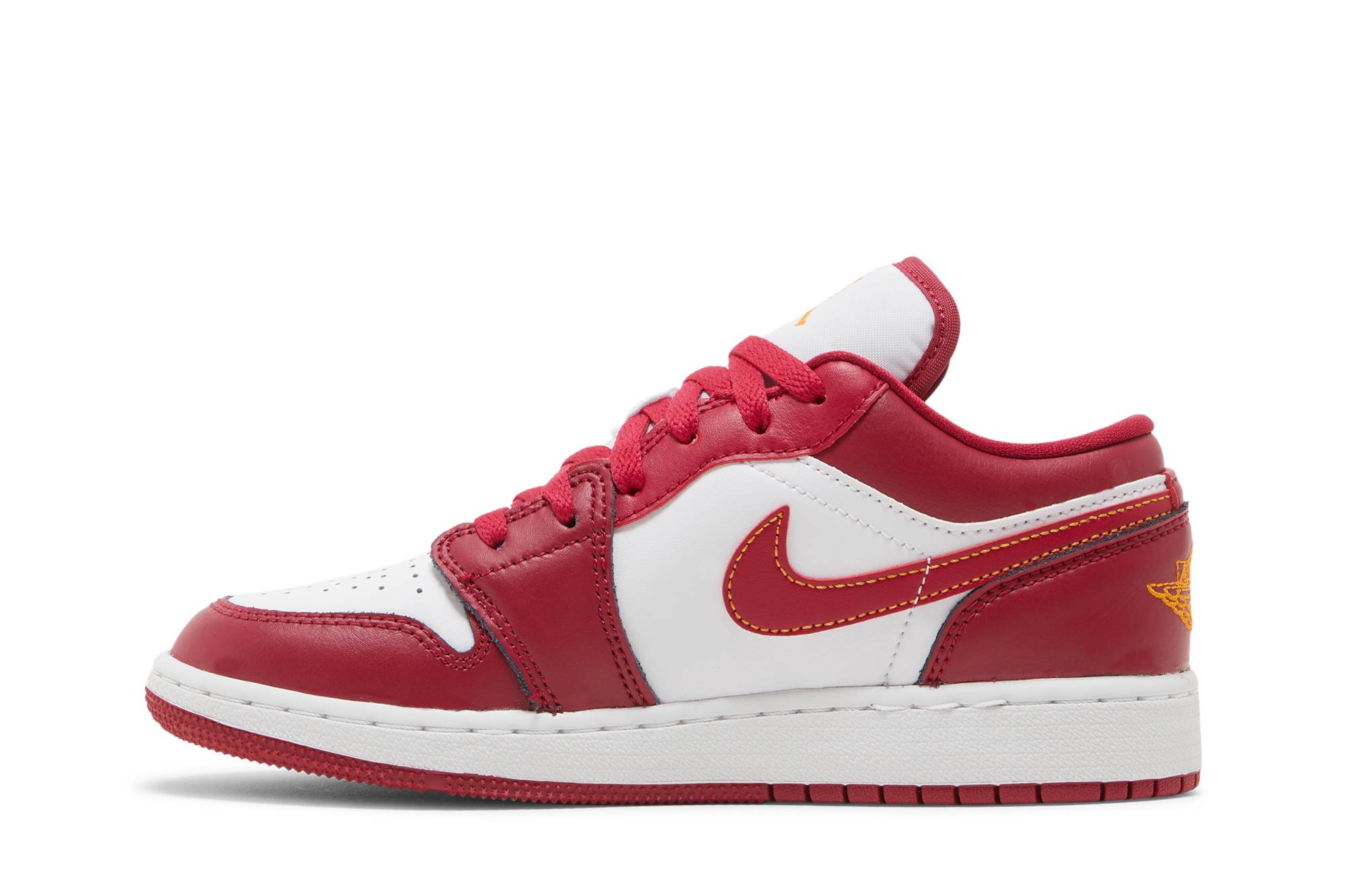 ( Grade School ) Air Jordan 1 Low Cardinal Red 553560-607 - Image 10
