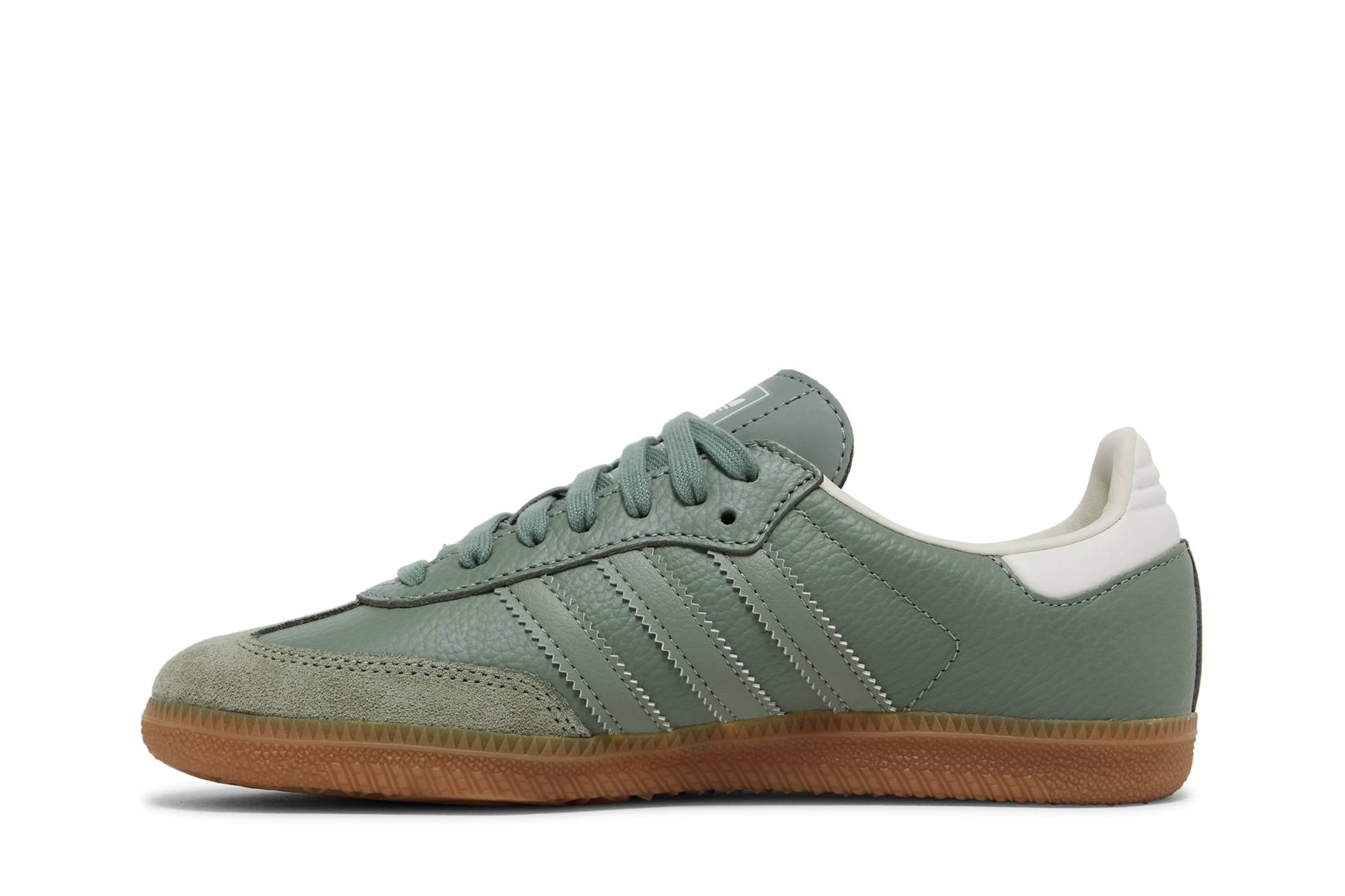 ( Women ) Adidas Samba OG Silver Green Gum IE7011 - Image 3