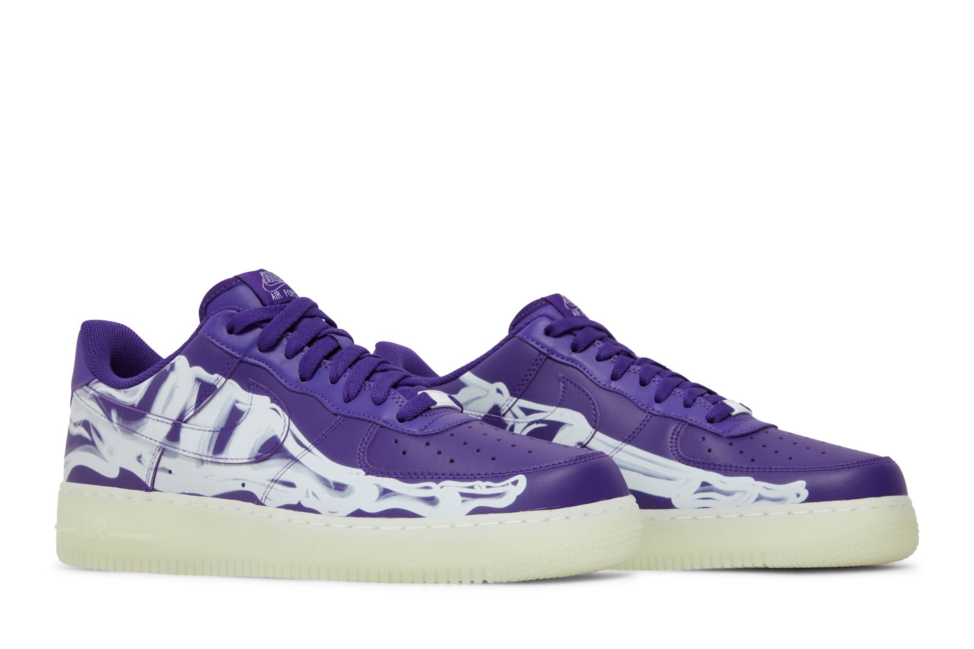 Nike Air Force 1 Low ‘Purple Skeleton’ CU8067-500 - Image 8