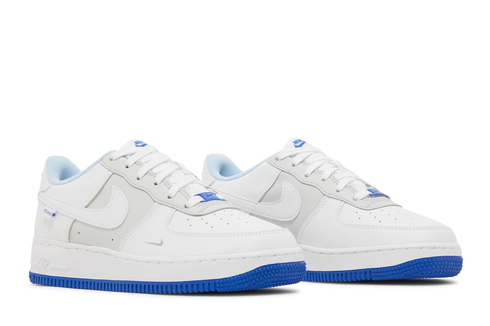 ( Youth ) Nike Air Force 1 LV8 ‘Just Stitch It – Hyper Royal’ FB1844-111 - Image 8