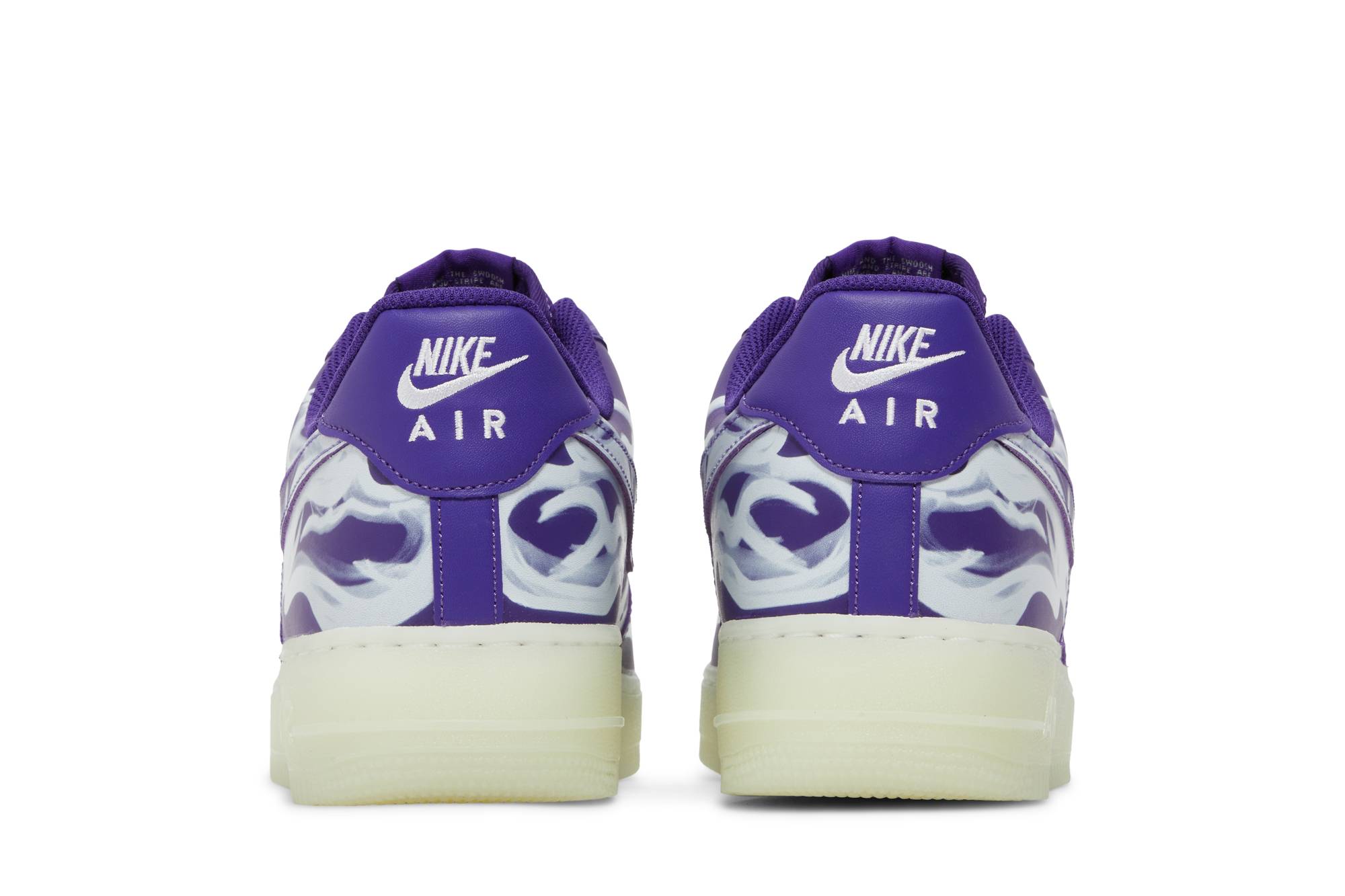 Nike Air Force 1 Low ‘Purple Skeleton’ CU8067-500 - Image 6