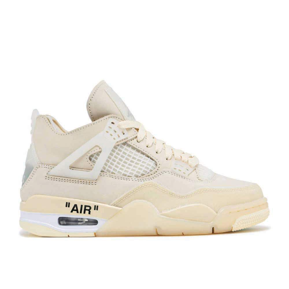 Off-White X Air Jordan 4 SP ‘Sail’ Everlasting Sneaker