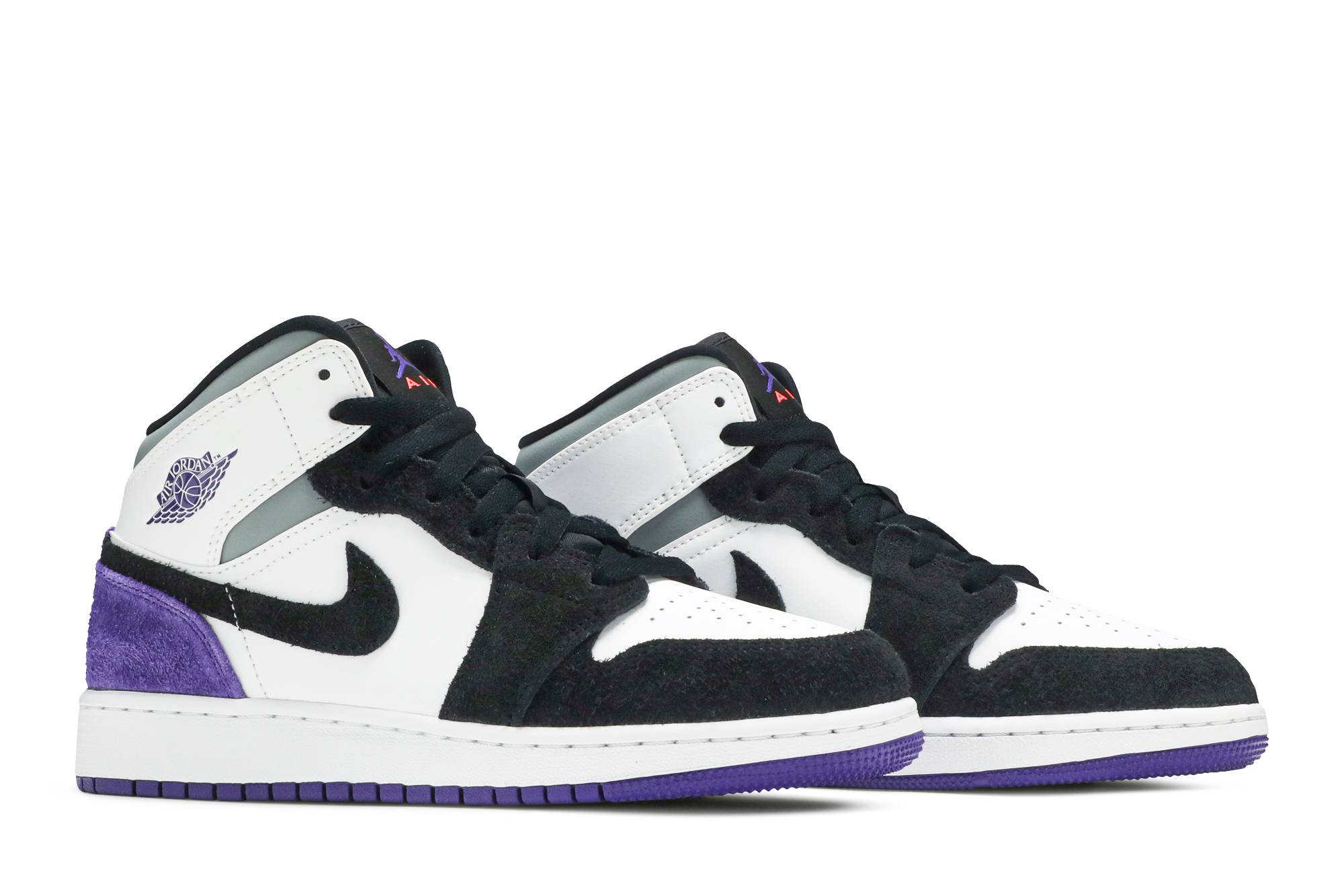 ( Grade School ) Air Jordan 1 Mid SE ‘Varsity Purple’ BQ6931-105 - Image 8
