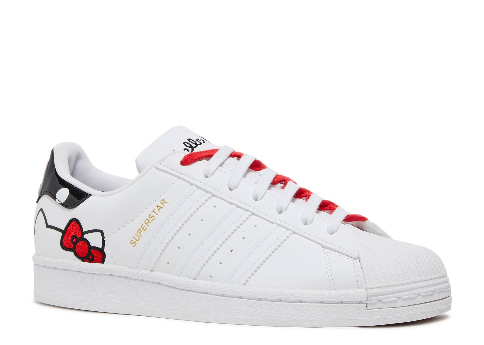 ( Women ) Hello Kitty X Adidas Superstar ‘White Bliss Pink’ GW7168 - Image 2