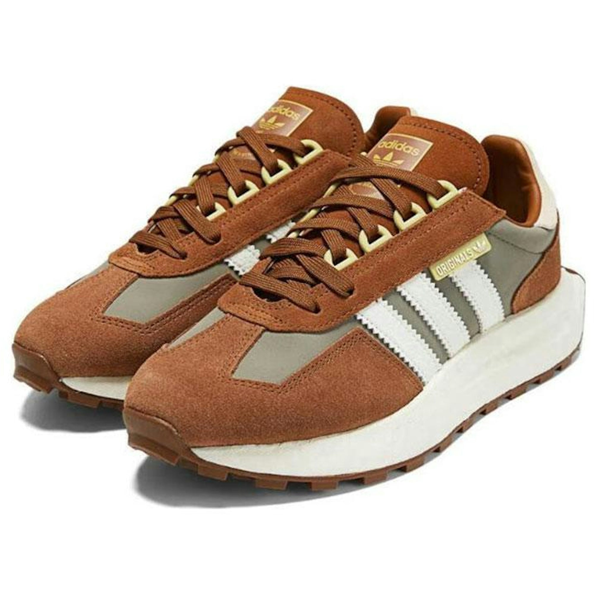 ( Women ) Adidas Originals Retropy E5 ‘Brown White Gold’ GY9921 - Image 3