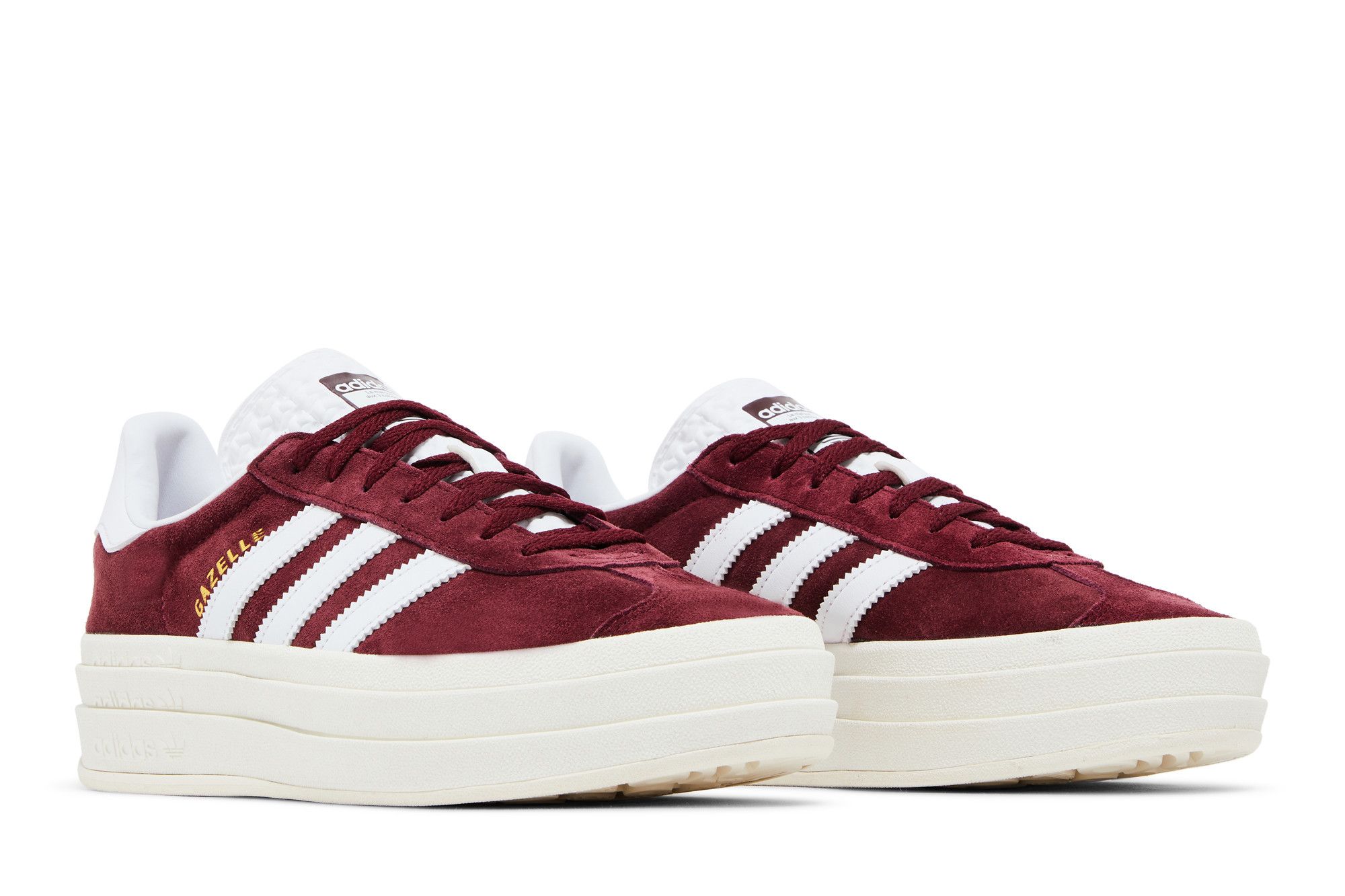 ( Women ) Adidas Gazelle Bold Shadow Red White HQ6892 - Image 8
