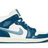 ( Women ) Air Jordan 1 Mid ‘Sky J French Blue’ BQ6472-414