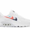 Nike Air Max 90 ‘Multi Swoosh – White Bright Crimson’ FJ4223-100