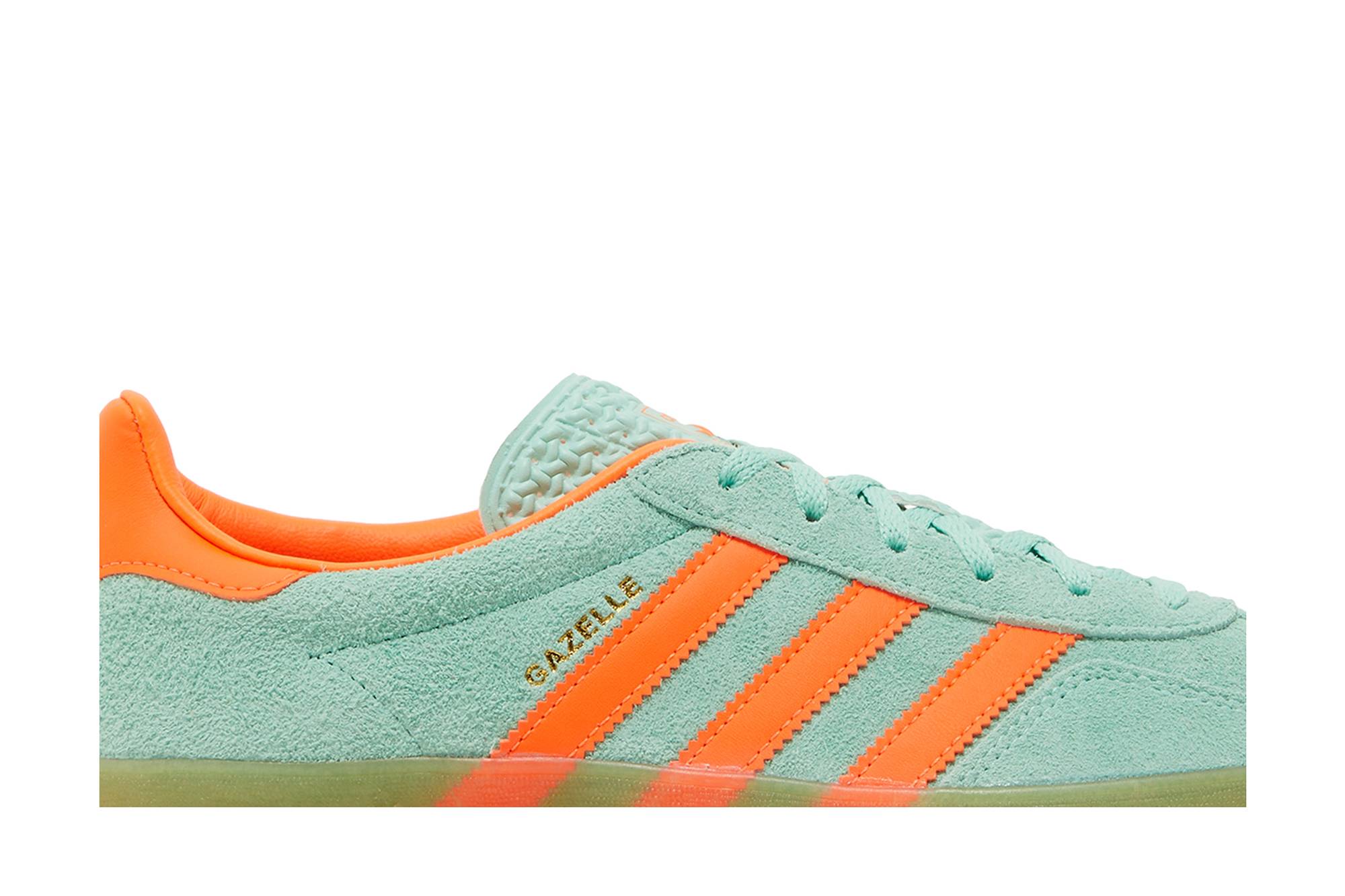 ( Women ) Adidas Gazelle Indoor ‘Pulse Mint Solar Orange’ HQ8714 - Image 2