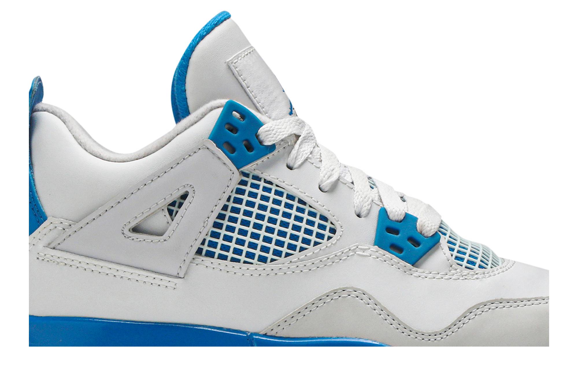 ( Grade School ) Air Jordan 4 Retro 2012 Military Blue 408452-105 - Image 9
