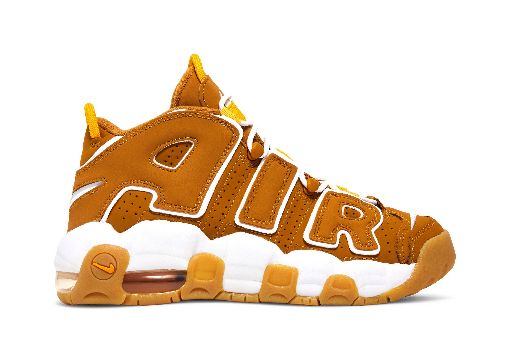 ( Grade School ) Nike Air More Uptempo Wheat DQ4713-700