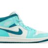 ( Women ) Air Jordan 1 Mid ‘Bleached Turquoise’ DZ3745-300