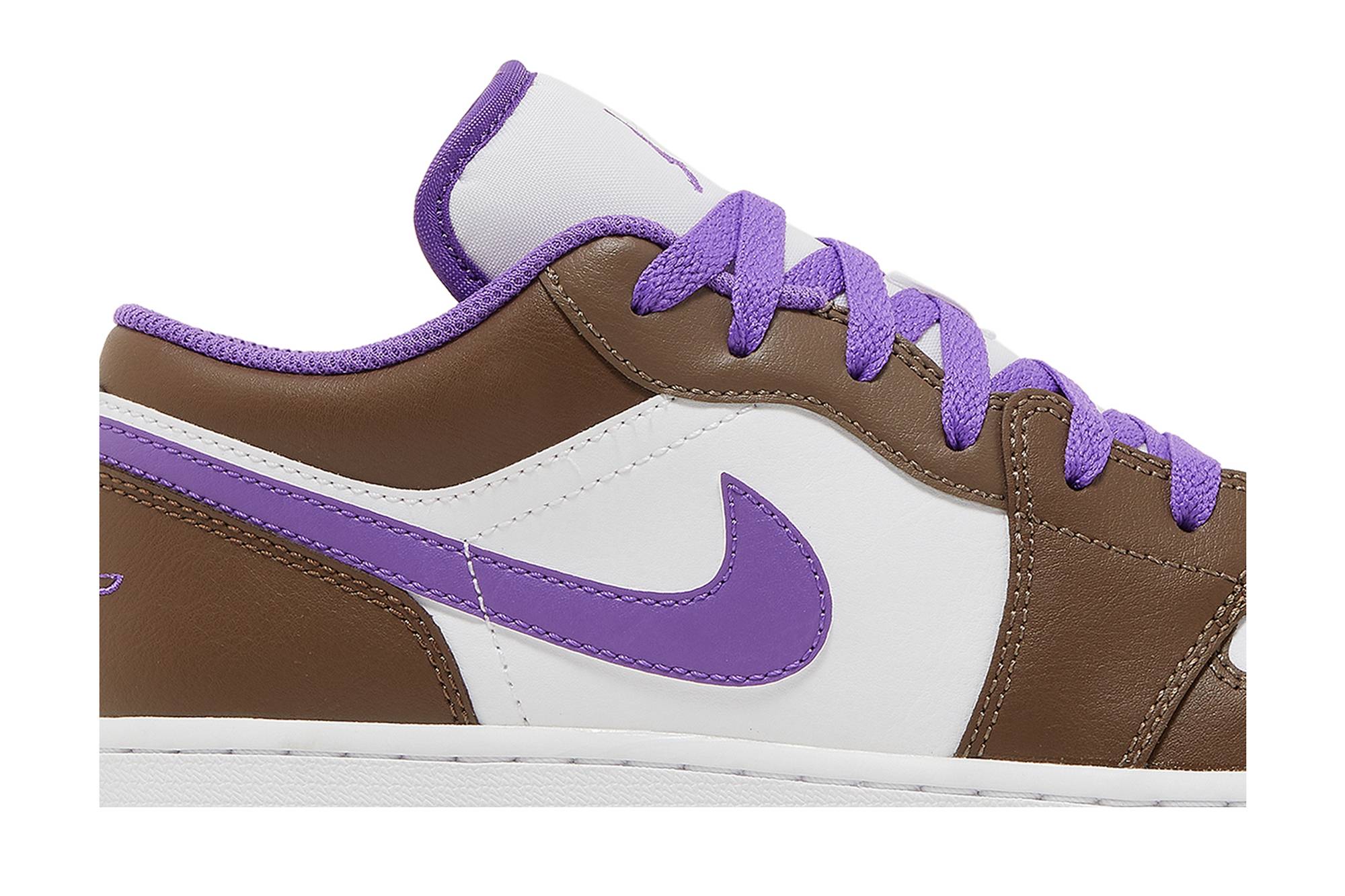 ( Grade School ) Air Jordan 1 Low Purple Mocha 553560-215 - Image 9
