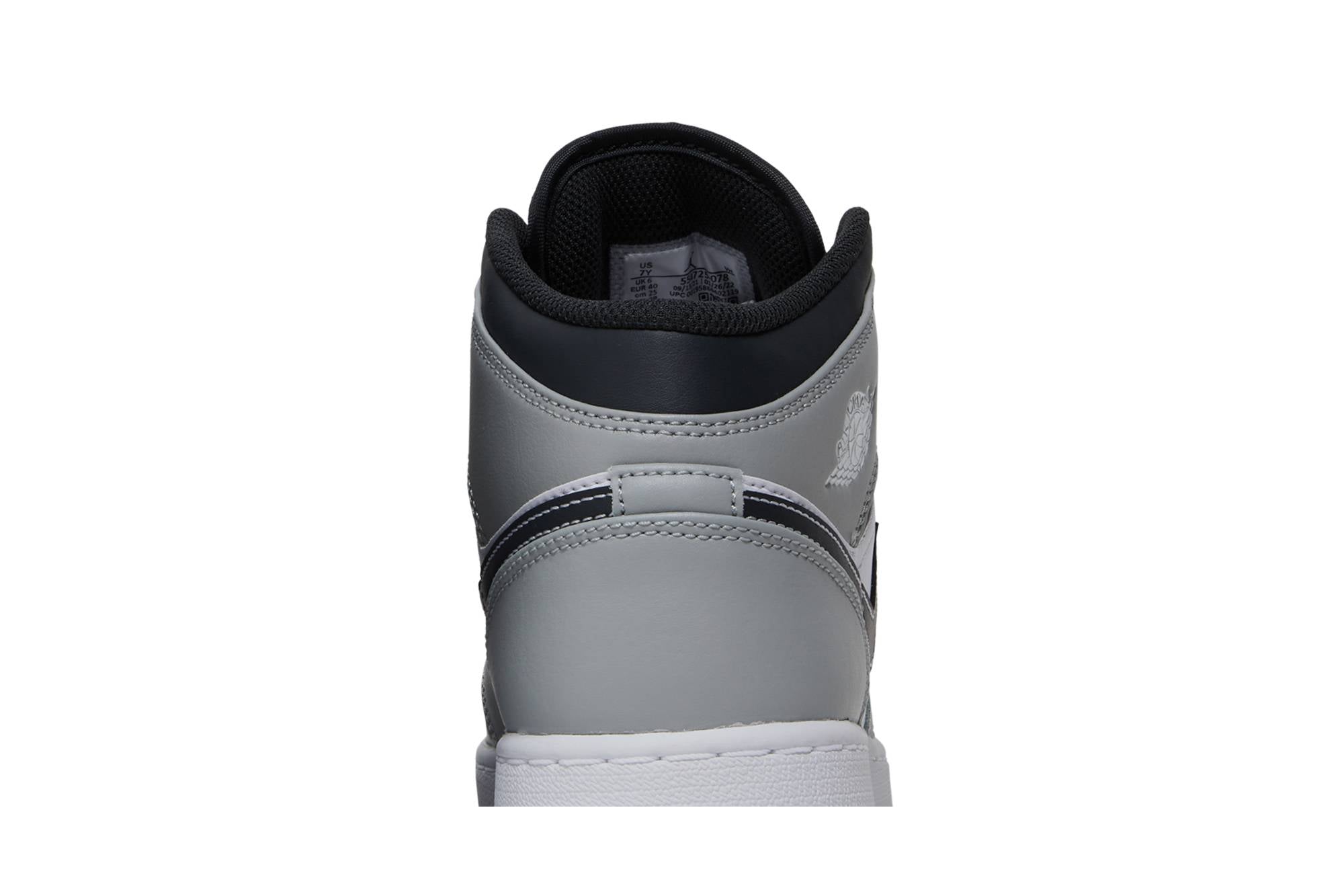 ( Grade School ) Air Jordan 1 Mid Greyscale 554725-078 - Image 14