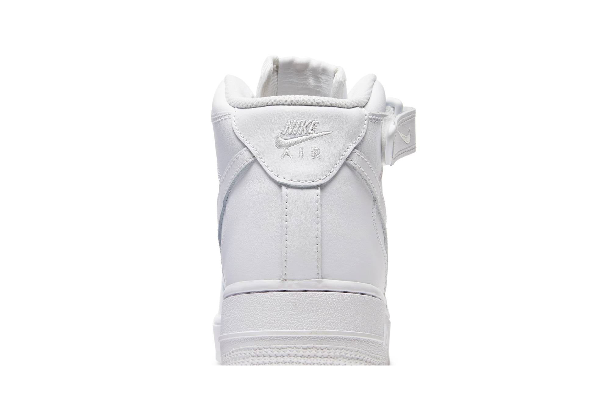 ( Women ) Nike Air Force 1 07 Mid Triple White DD9625-100 - Image 7