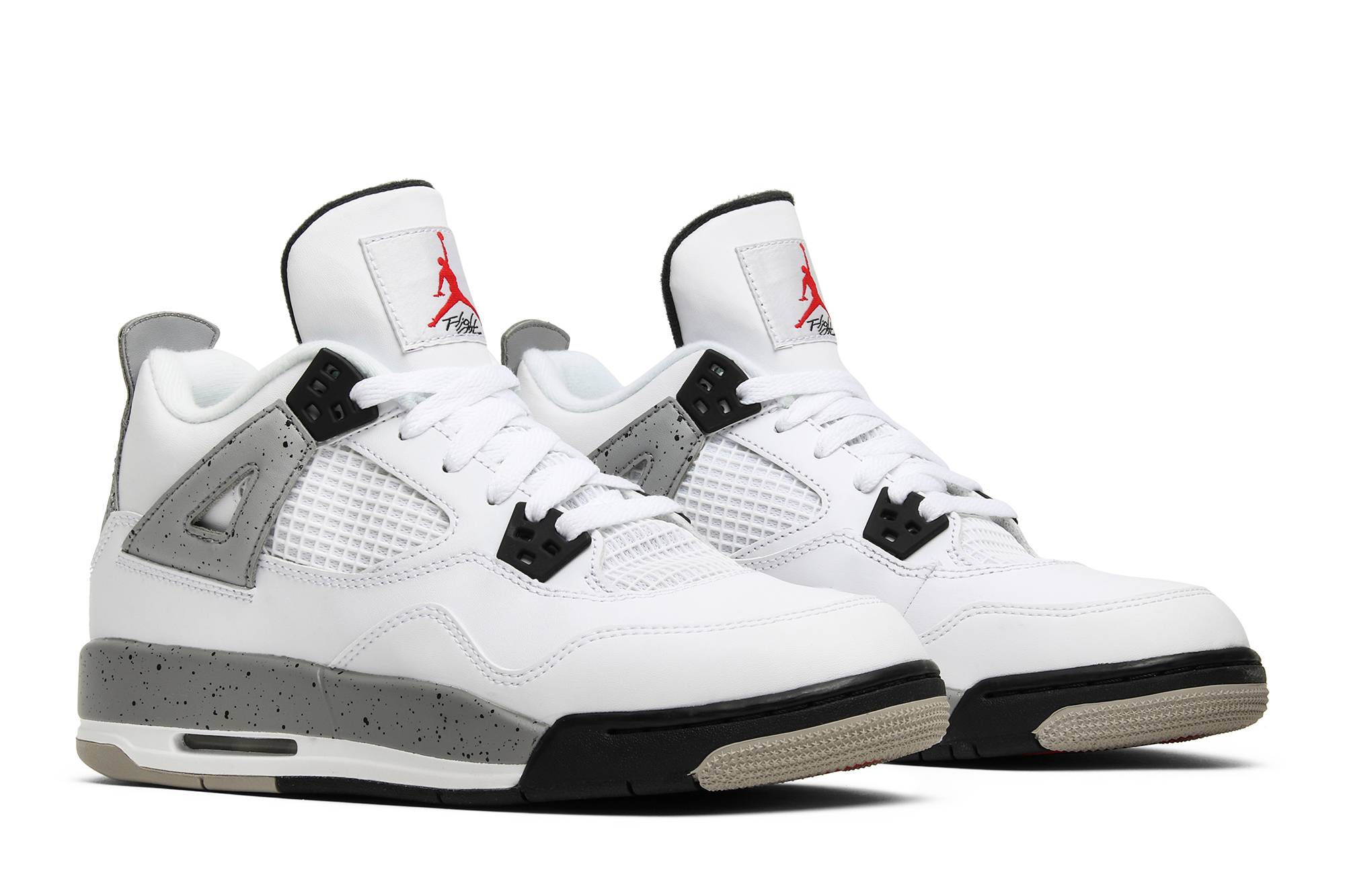( Grade School ) Air Jordan 4 Retro OG BG 2016 White Cement 836016-192 - Image 8
