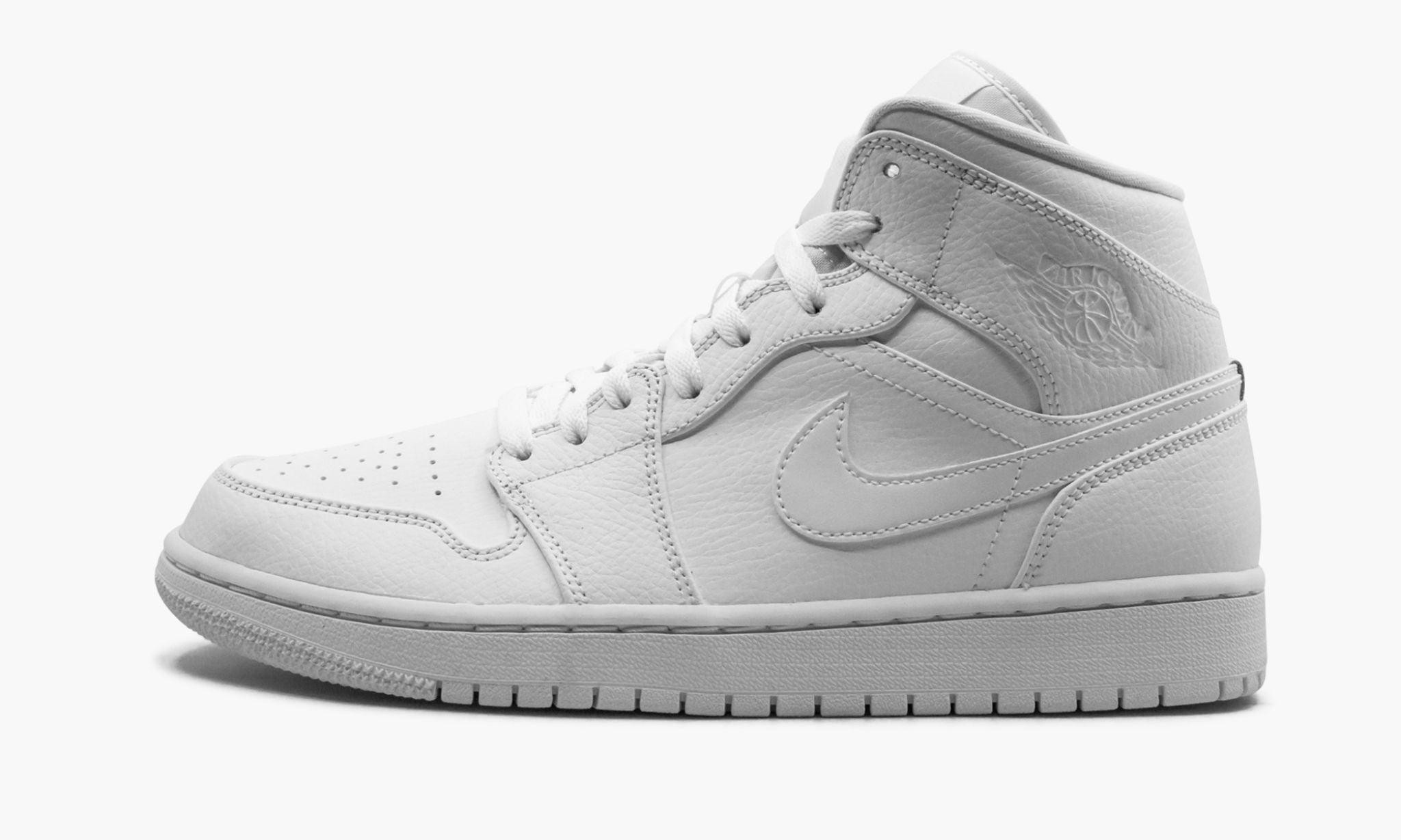 Air Jordan 1 Mid Triple White - Image 3