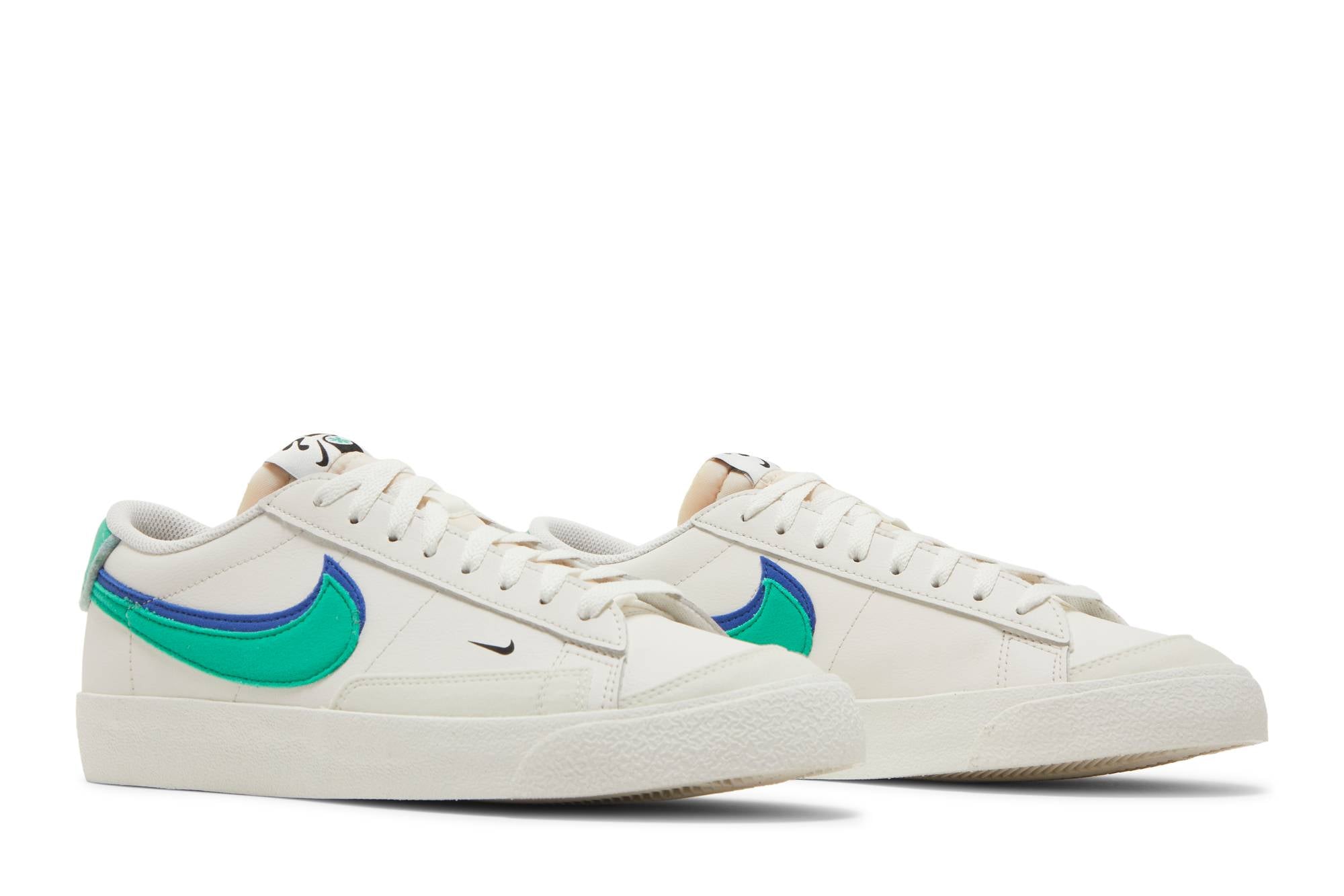Nike Blazer Low 72 Double Swoosh ‘Sail Green Blue’ DO9777-001 - Image 8