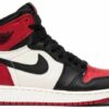 Air Jordan 1 Retro High OG BG ‘Bred Toe’ Unfading Sneaker