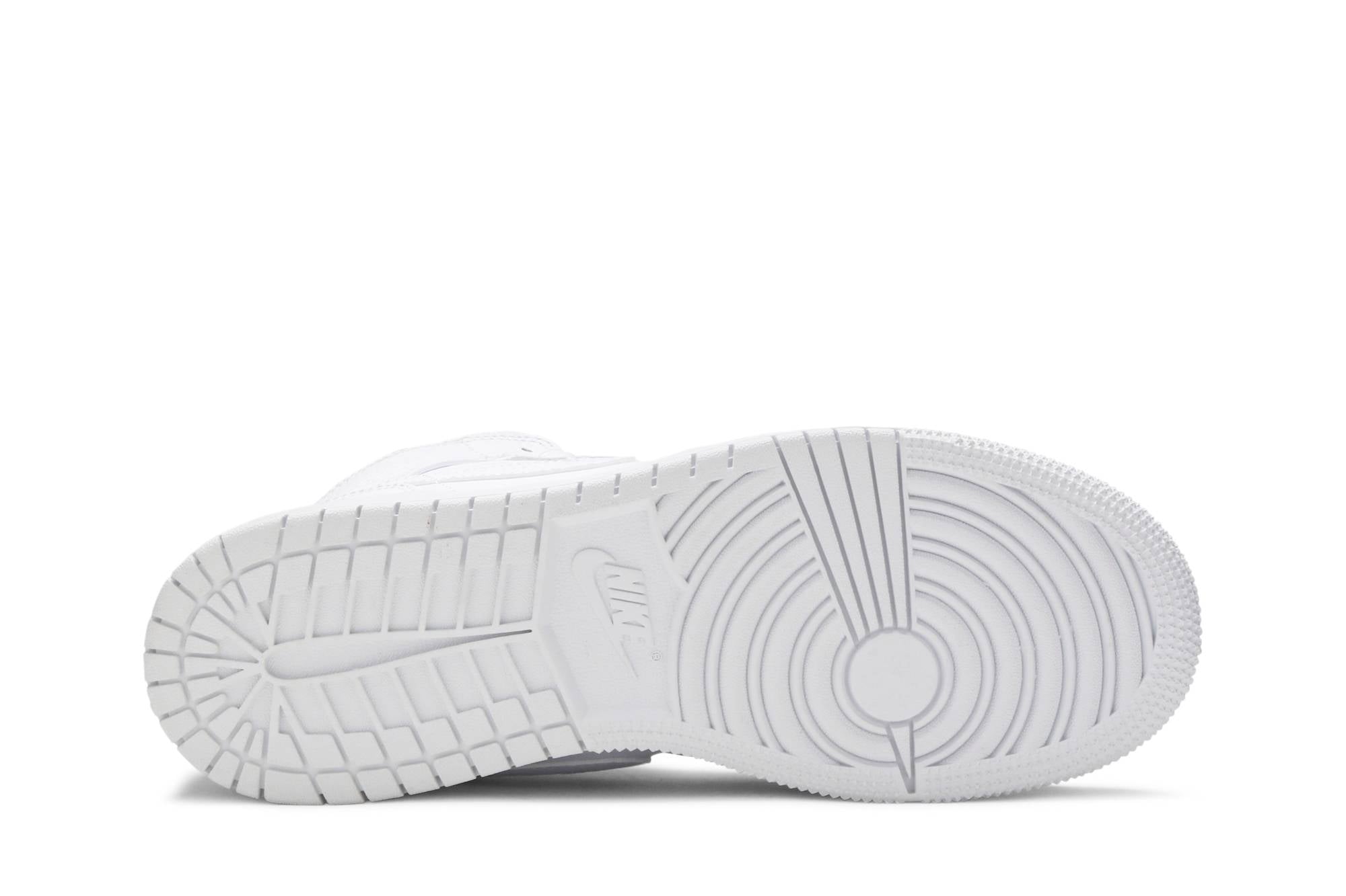 ( Grade School ) Air Jordan 1 Mid ‘Triple White’ 554725-130 - Image 4