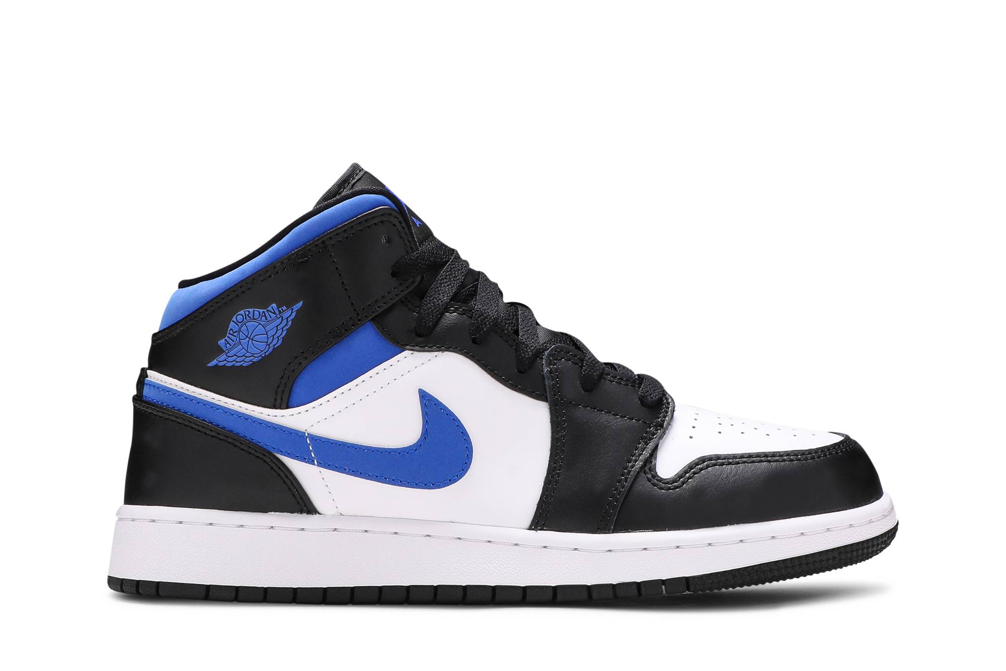 ( Grade School ) Air Jordan 1 Mid ‘Racer Blue’ 2021 554725-140