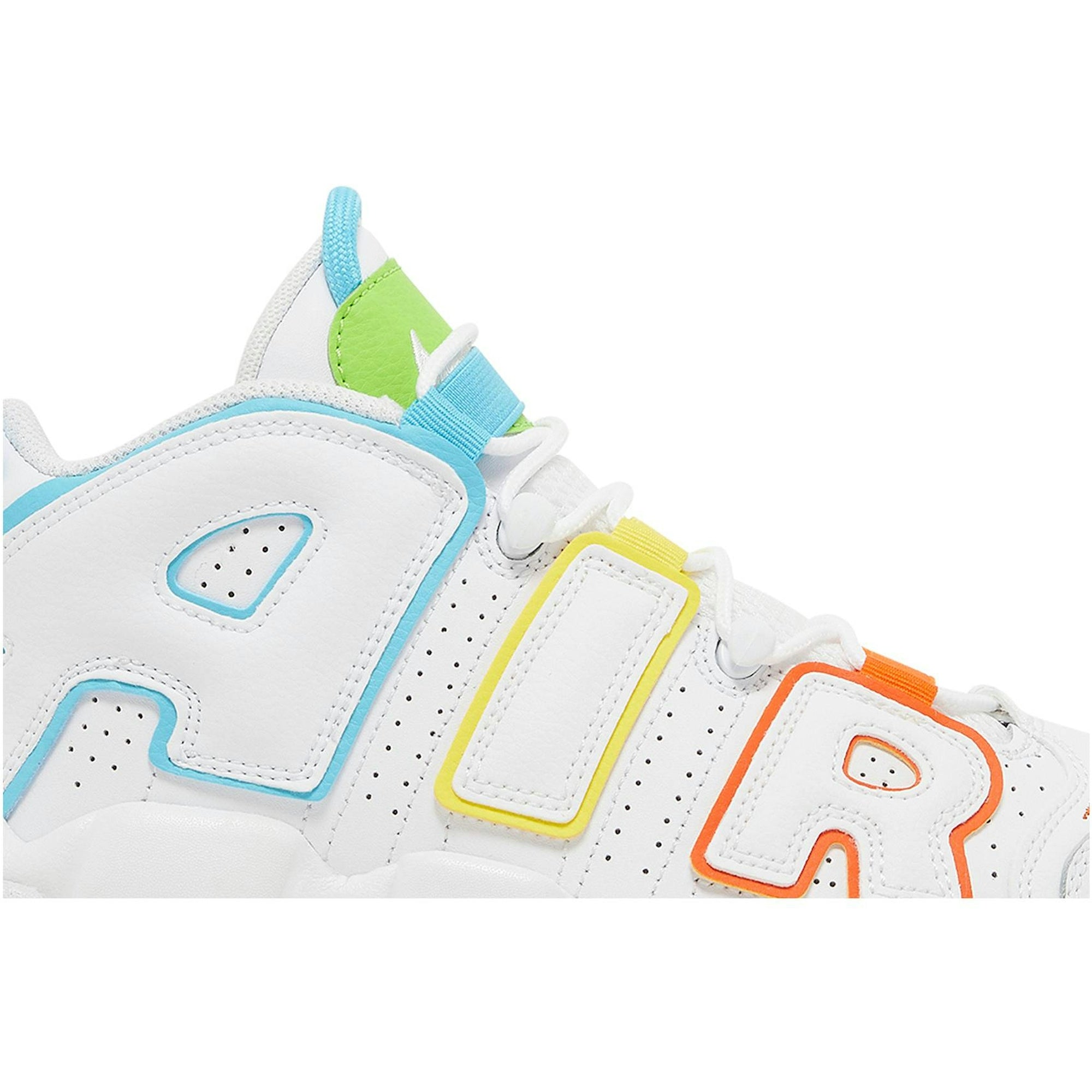 ( Grade School ) Nike Air More Uptempo White Rainbow FJ4624-100 - Image 2