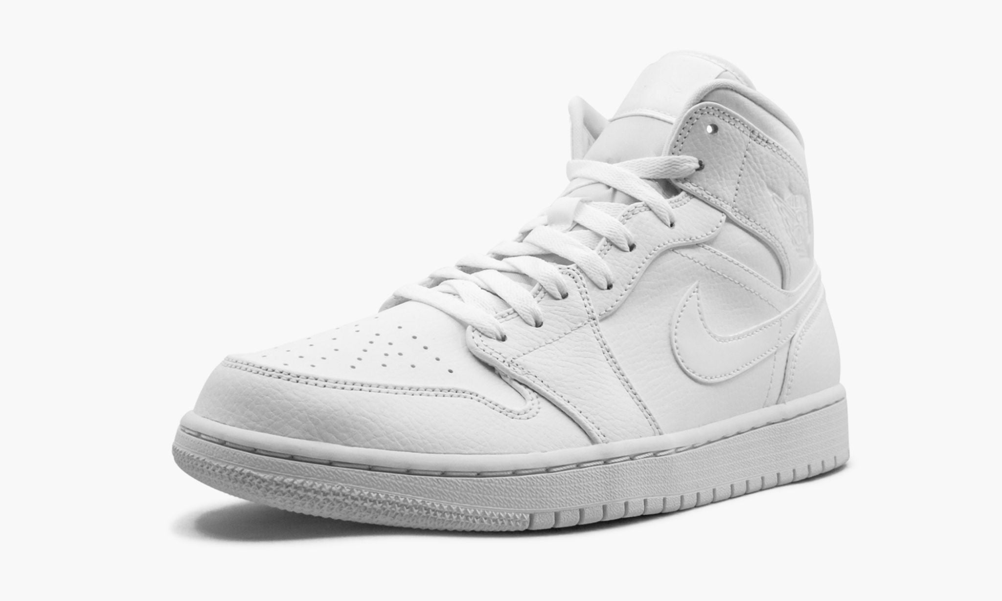 Air Jordan 1 Mid Triple White - Image 6