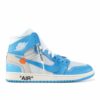Off-White X Air Jordan 1 Retro High OG ‘UNC’ Everlasting Sneaker