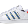 ( Women ) Adidas Originals Superstar White Blue HQ1939