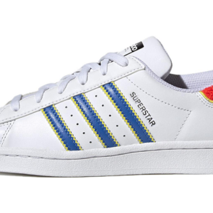 ( Women ) Adidas Originals Superstar White Blue HQ1939