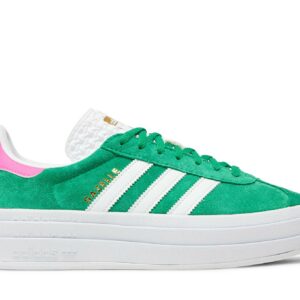 ( Women ) Adidas Gazelle Bold Green Lucid Pink IG3136