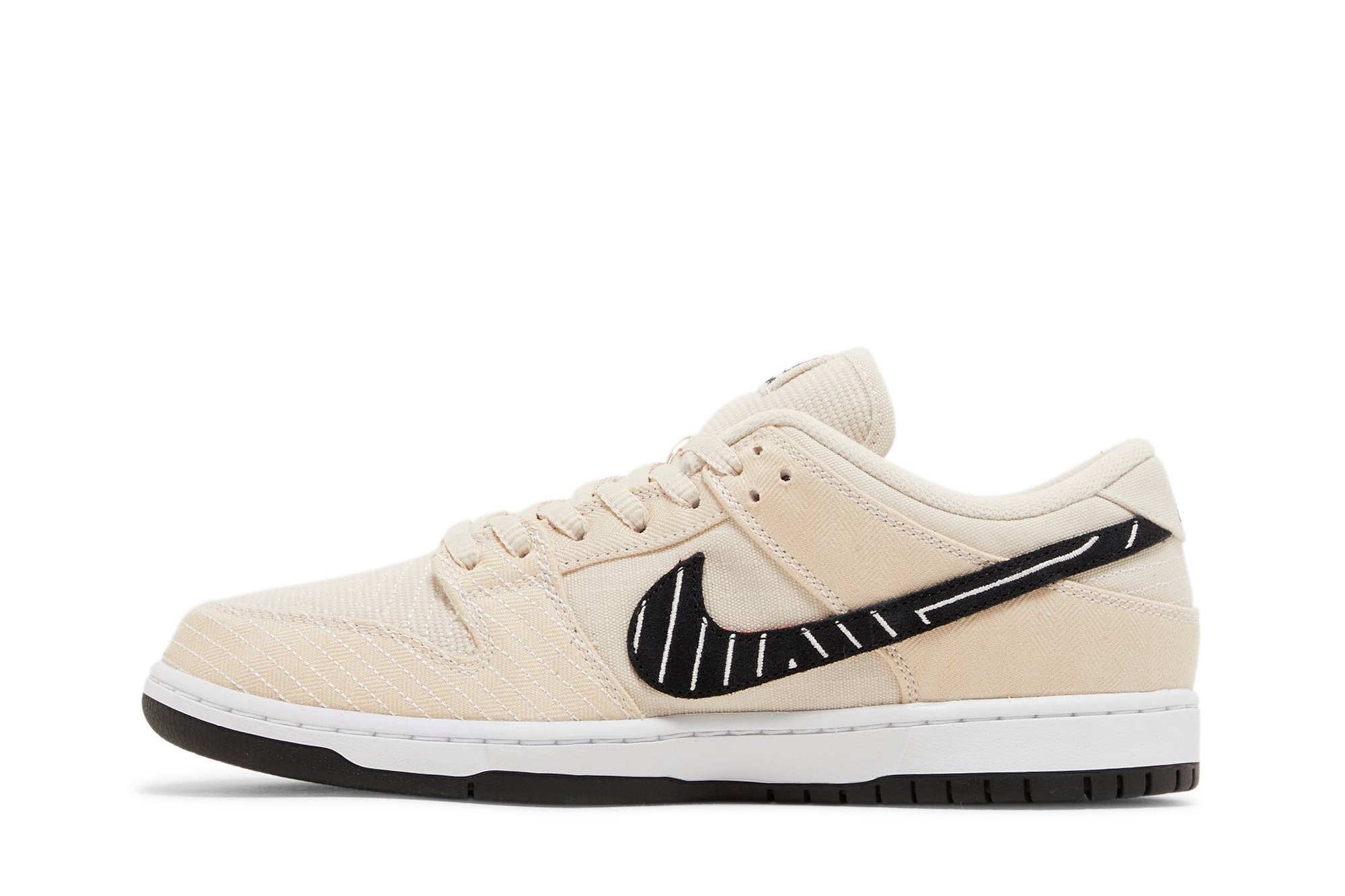 Albino Preto X Nike SB Dunk Low ‘Fossil’ FD2627-200 - Image 3