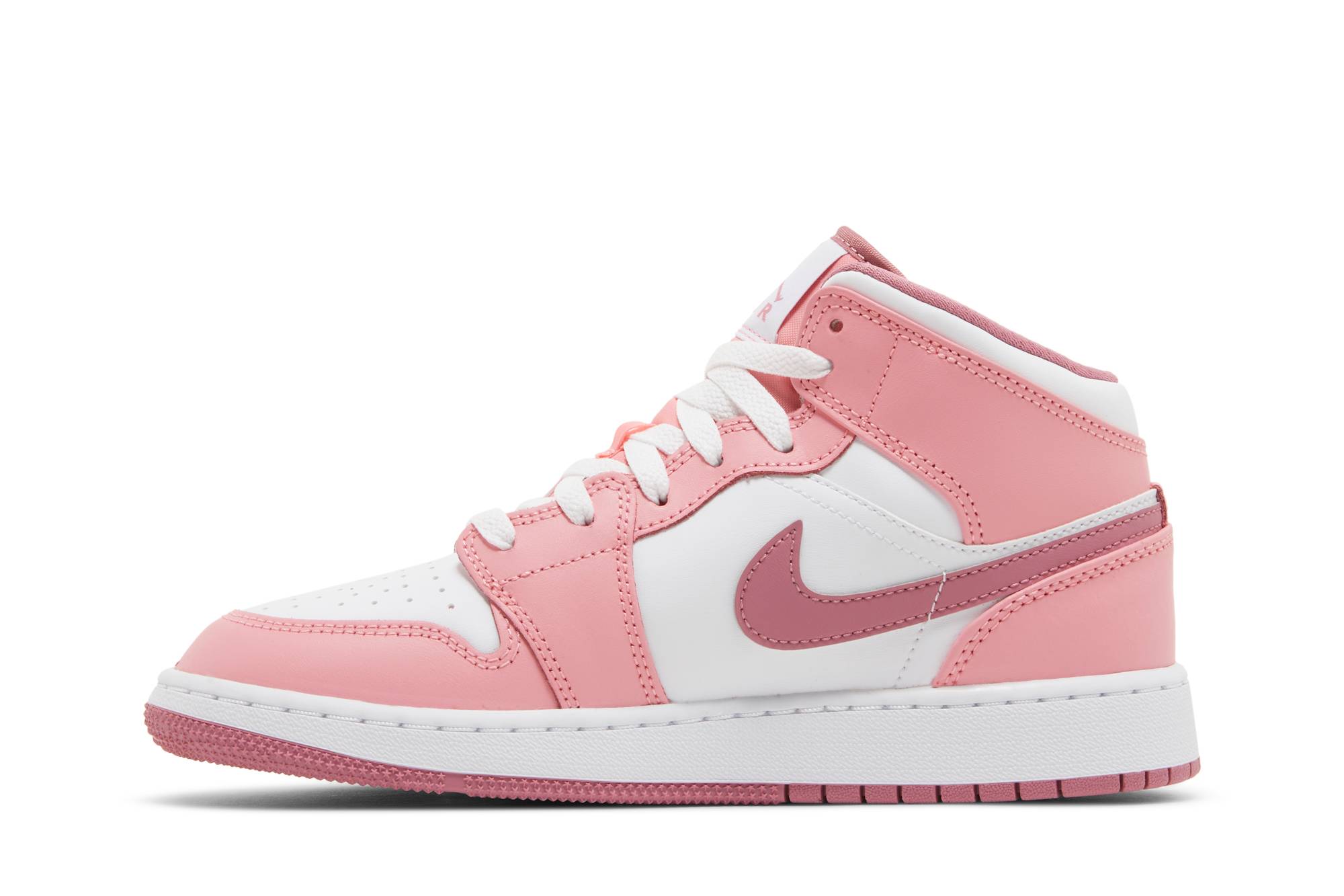 ( Grade School ) Air Jordan 1 Mid Valentines Day 2023 DQ8423-616 - Image 3