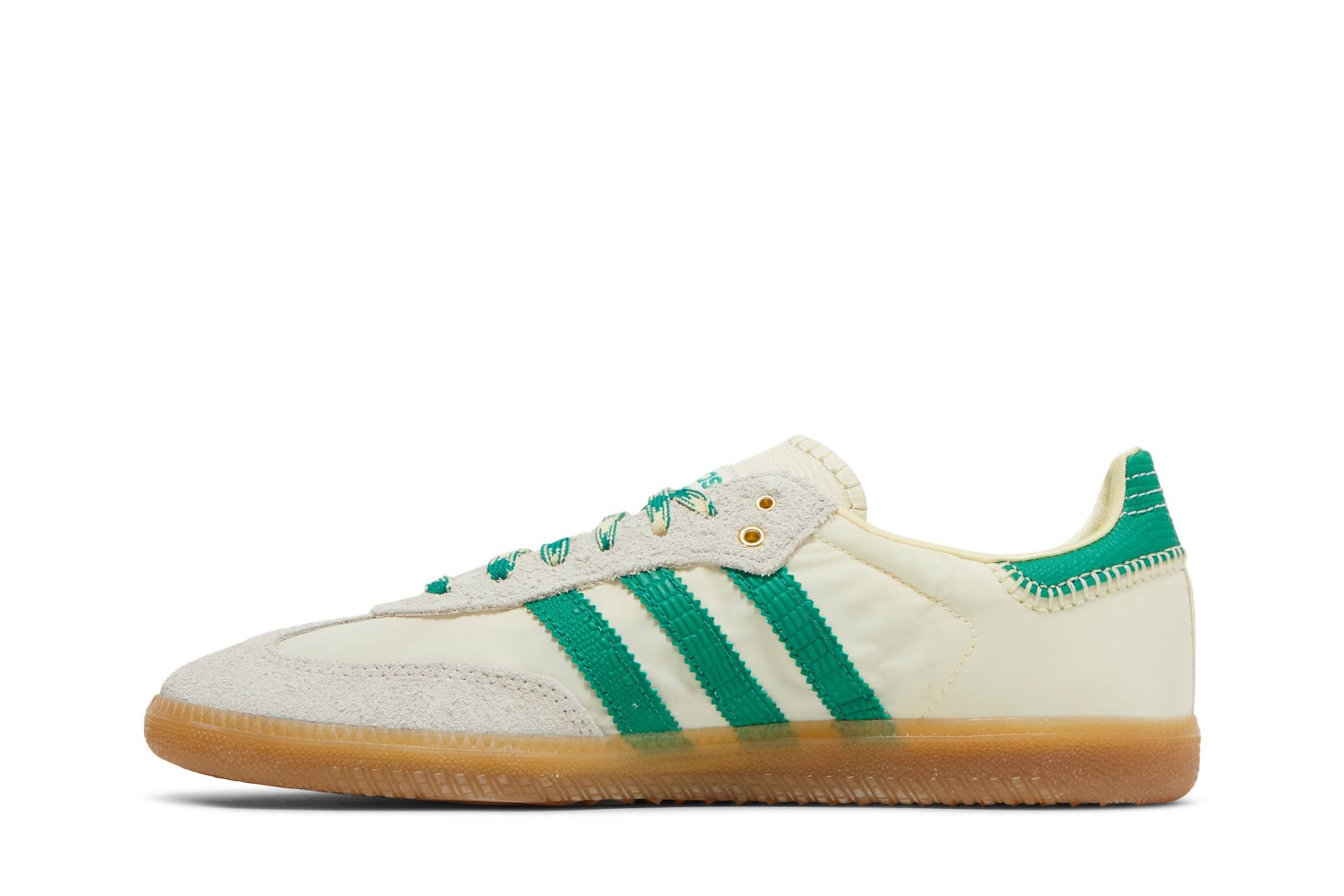 Wales Bonner X Adidas Samba Cream White Bold Green GY4344 - Image 3