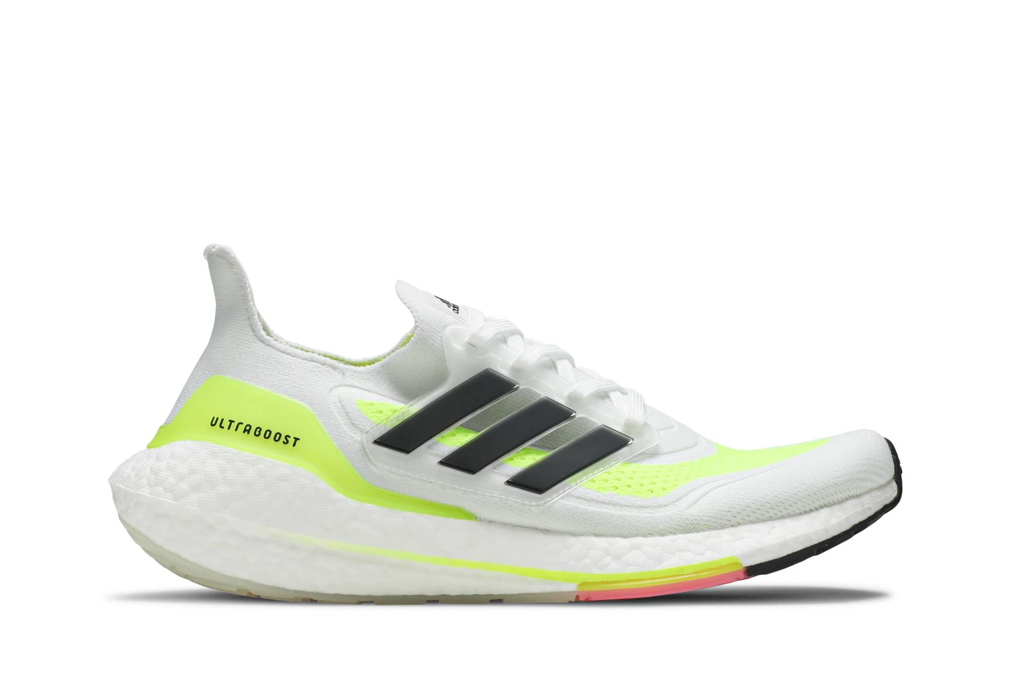 Adidas UltraBoost 21 ‘White Solar Yellow’ FY0377
