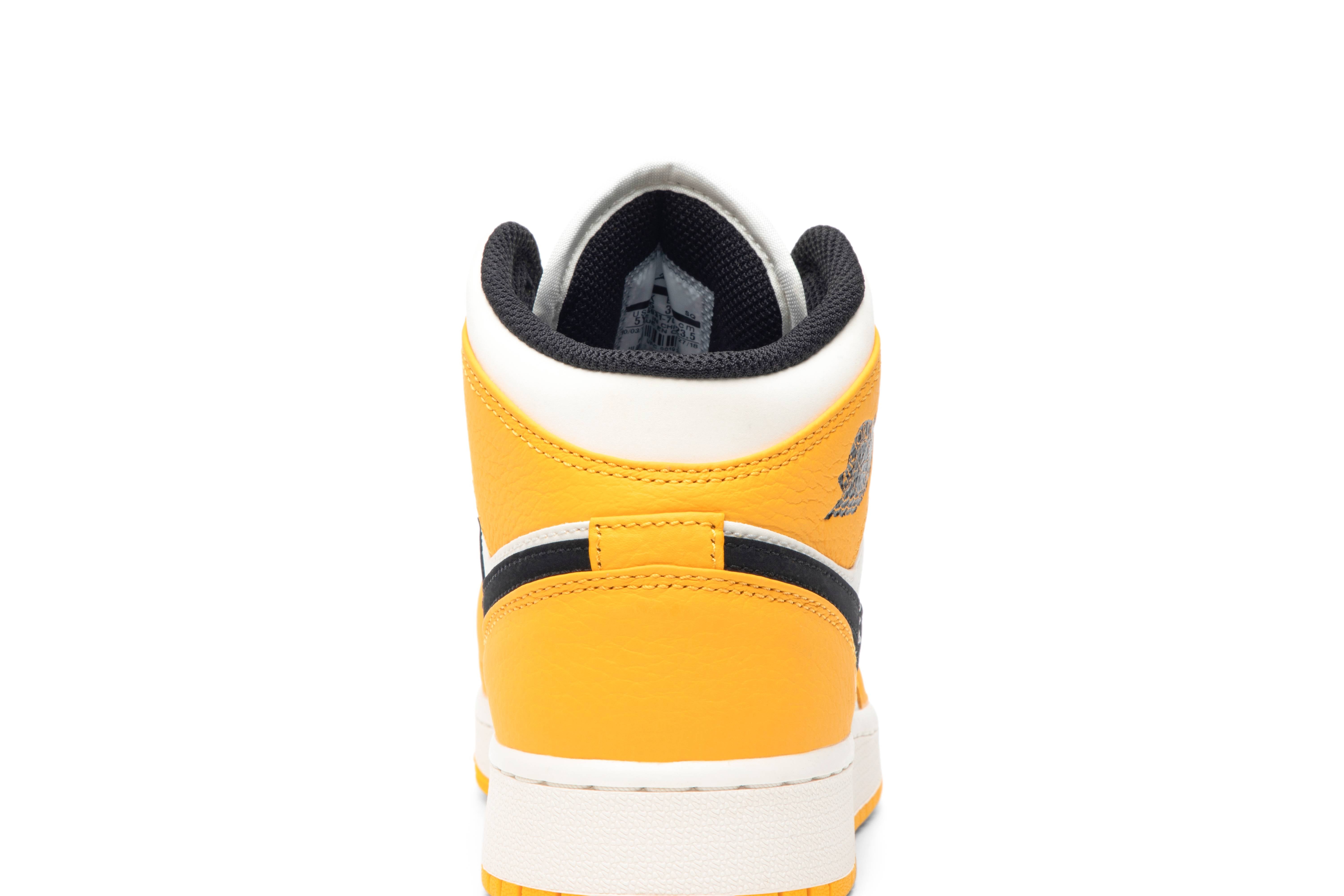 ( Grade School ) Air Jordan 1 Mid Lakers BQ6931-700 - Image 7