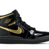 ( Grade School ) Air Jordan 1 Retro High OG ‘Black Metallic Gold’ 575441-032
