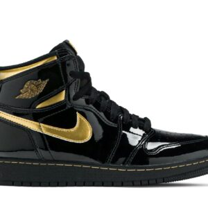 ( Grade School ) Air Jordan 1 Retro High OG ‘Black Metallic Gold’ 575441-032