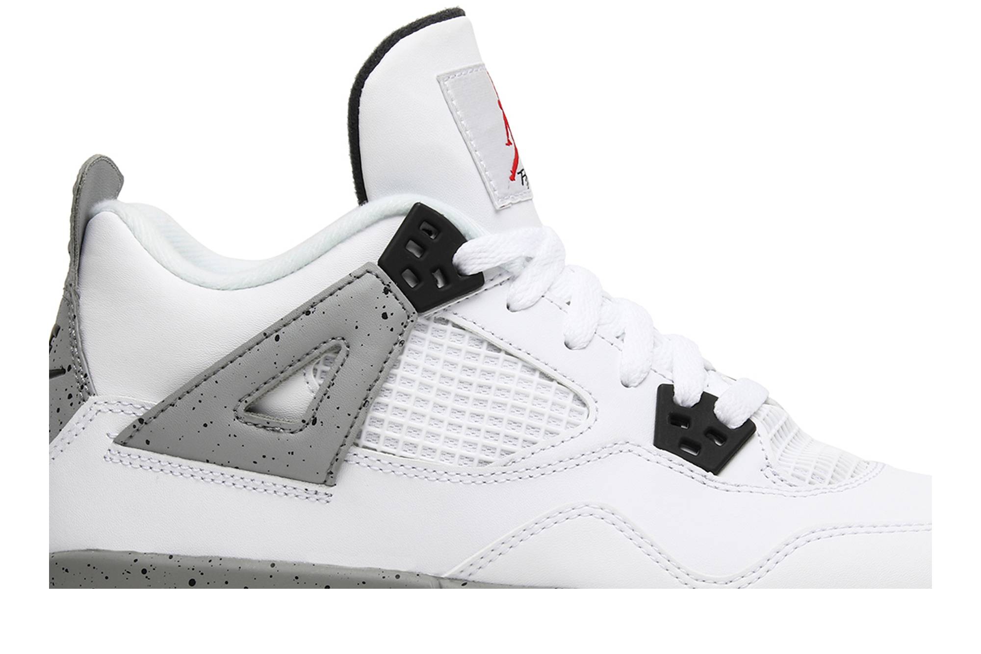 ( Grade School ) Air Jordan 4 Retro OG BG 2016 White Cement 836016-192 - Image 2
