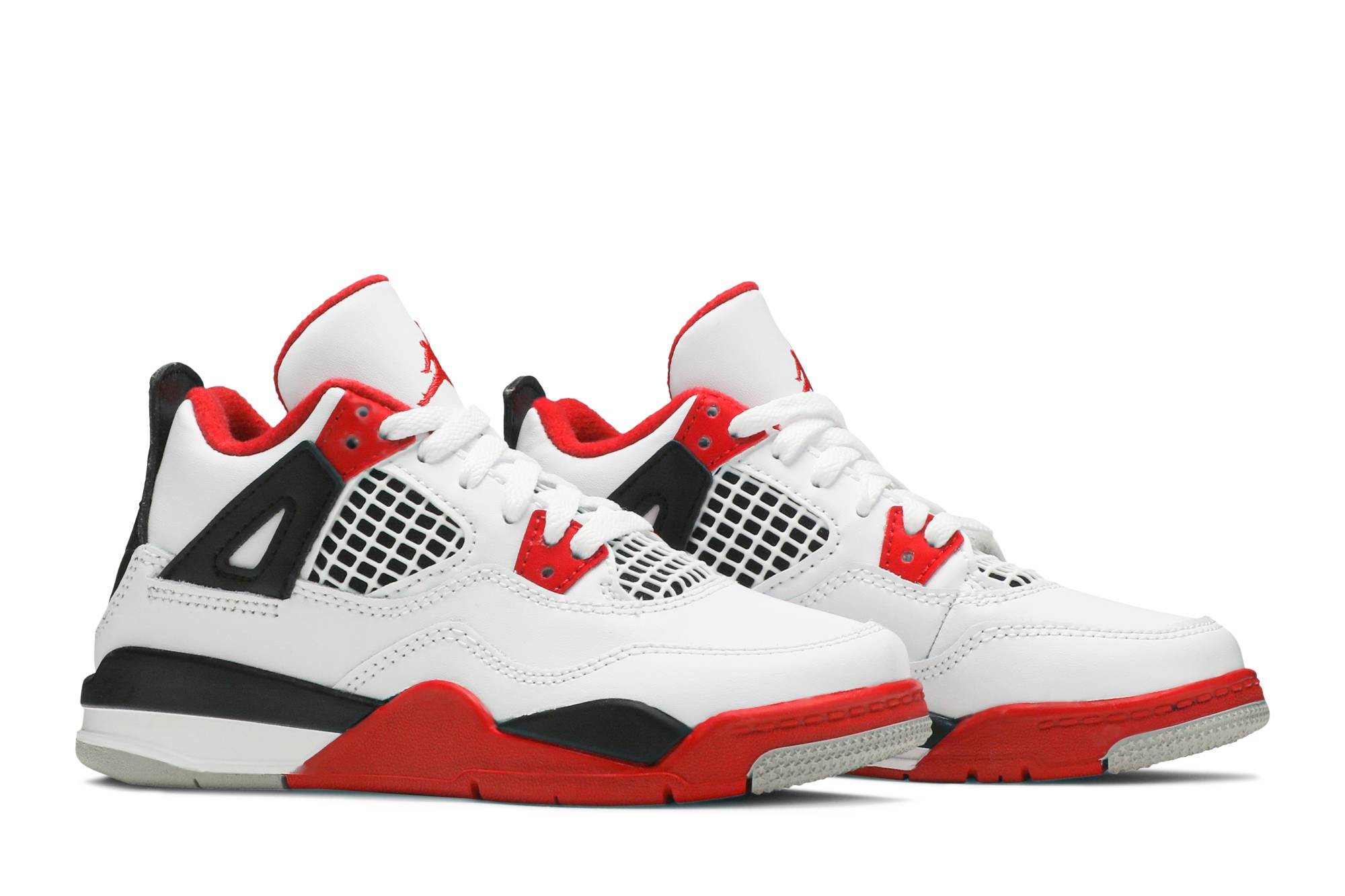 ( Preschool ) Air Jordan 4 Retro OG ‘Fire Red’ 2020 BQ7669-160 - Image 15
