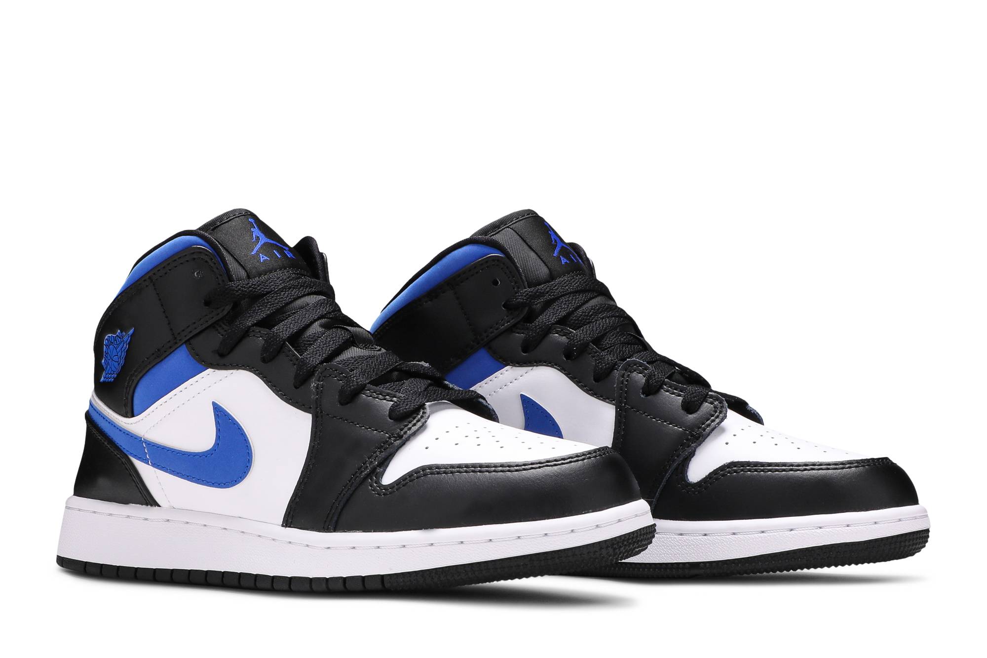 ( Grade School ) Air Jordan 1 Mid ‘Racer Blue’ 2021 554725-140 - Image 8