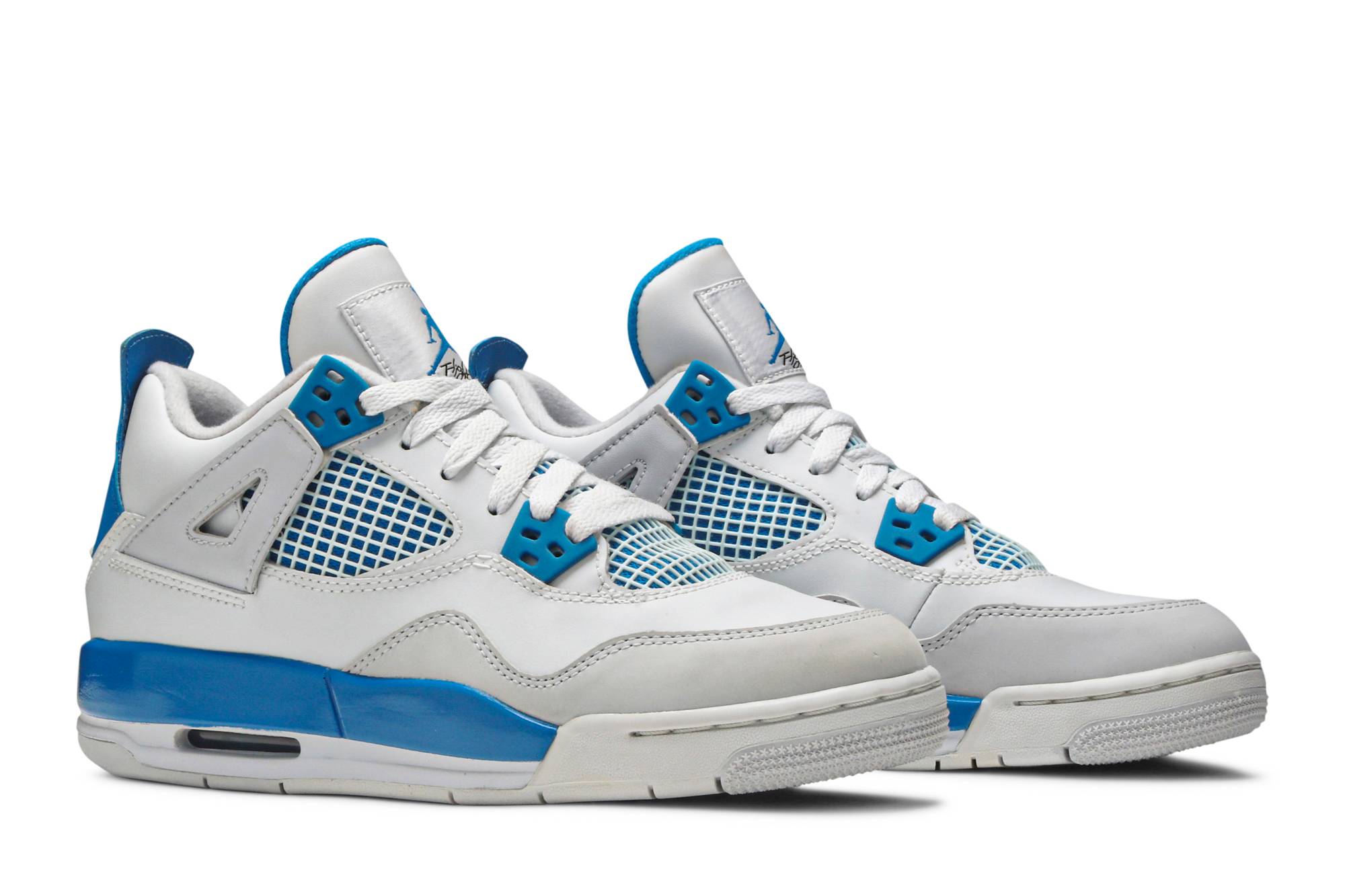 ( Grade School ) Air Jordan 4 Retro 2012 Military Blue 408452-105 - Image 8