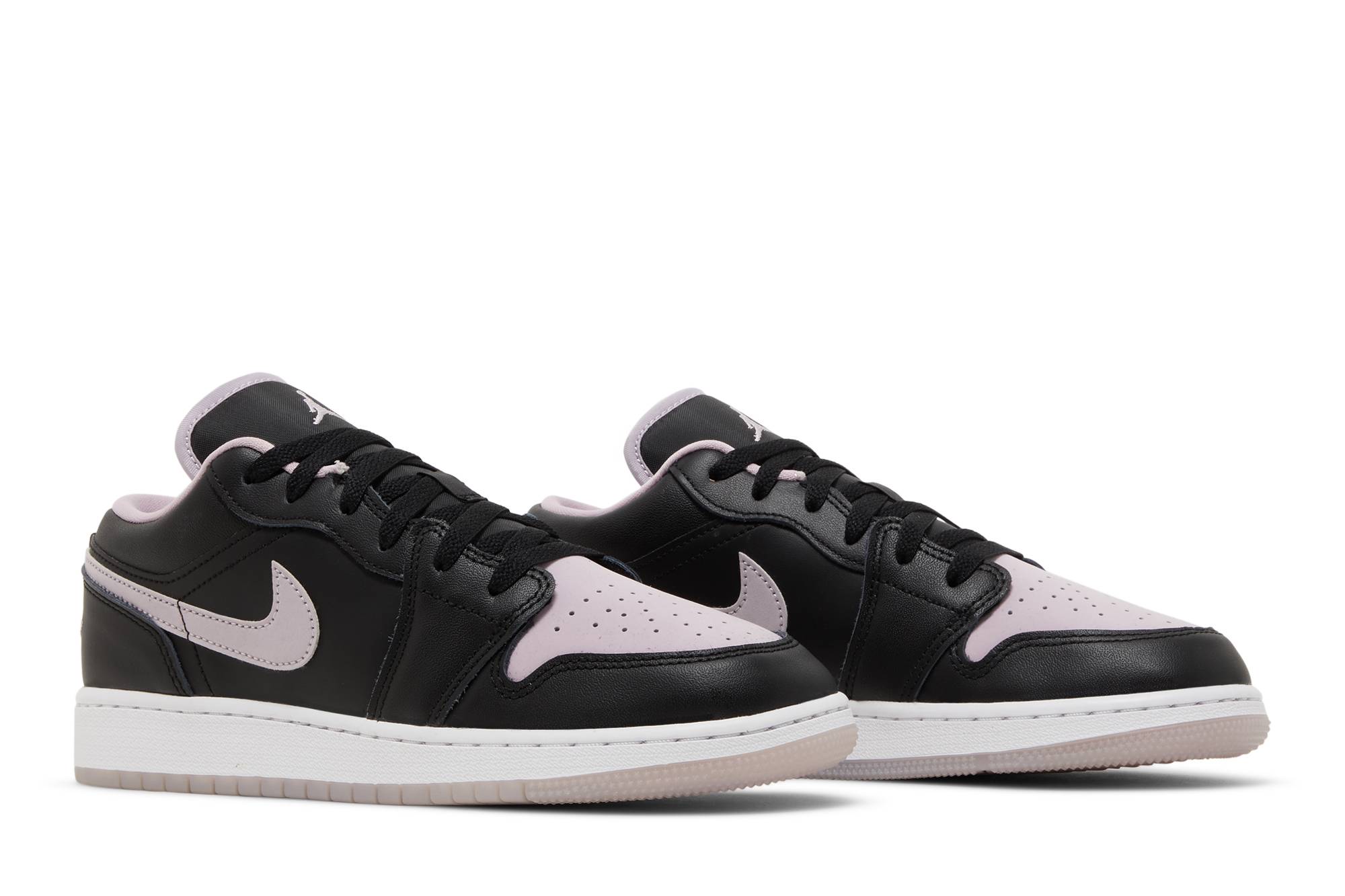 ( Grade School ) Air Jordan 1 Low SE ‘Black Iced Lilac’ DV1333-051 - Image 8