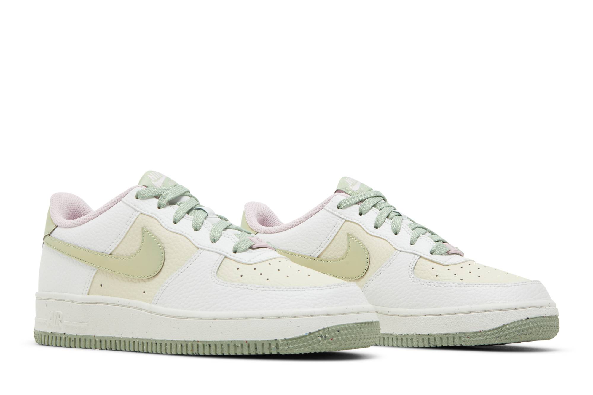 ( Grade School ) Nike Air Force 1 Low LV8 ‘Muted Green’ DQ0360-100 - Image 8