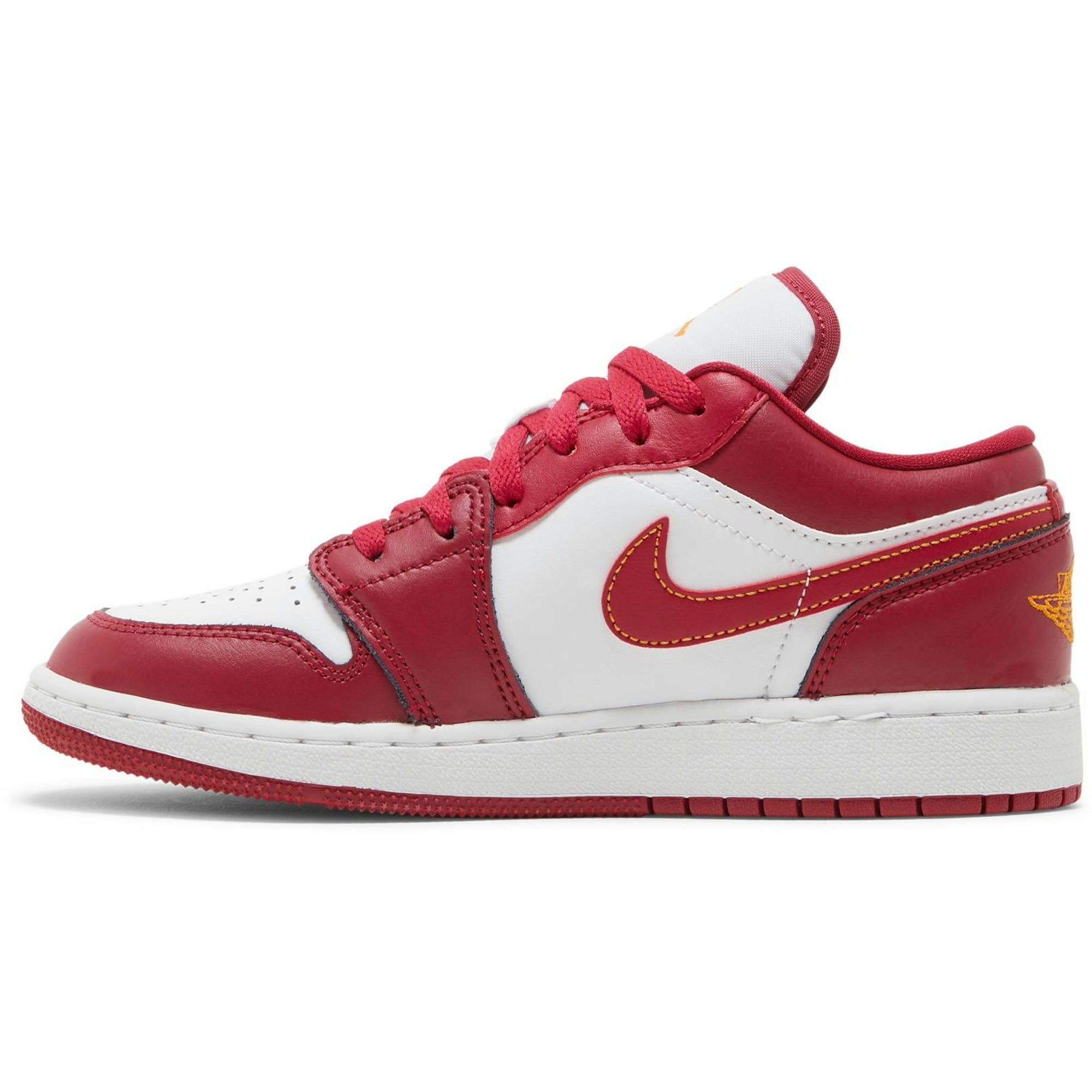 ( Grade School ) Air Jordan 1 Low Cardinal Red 553560-607 - Image 3