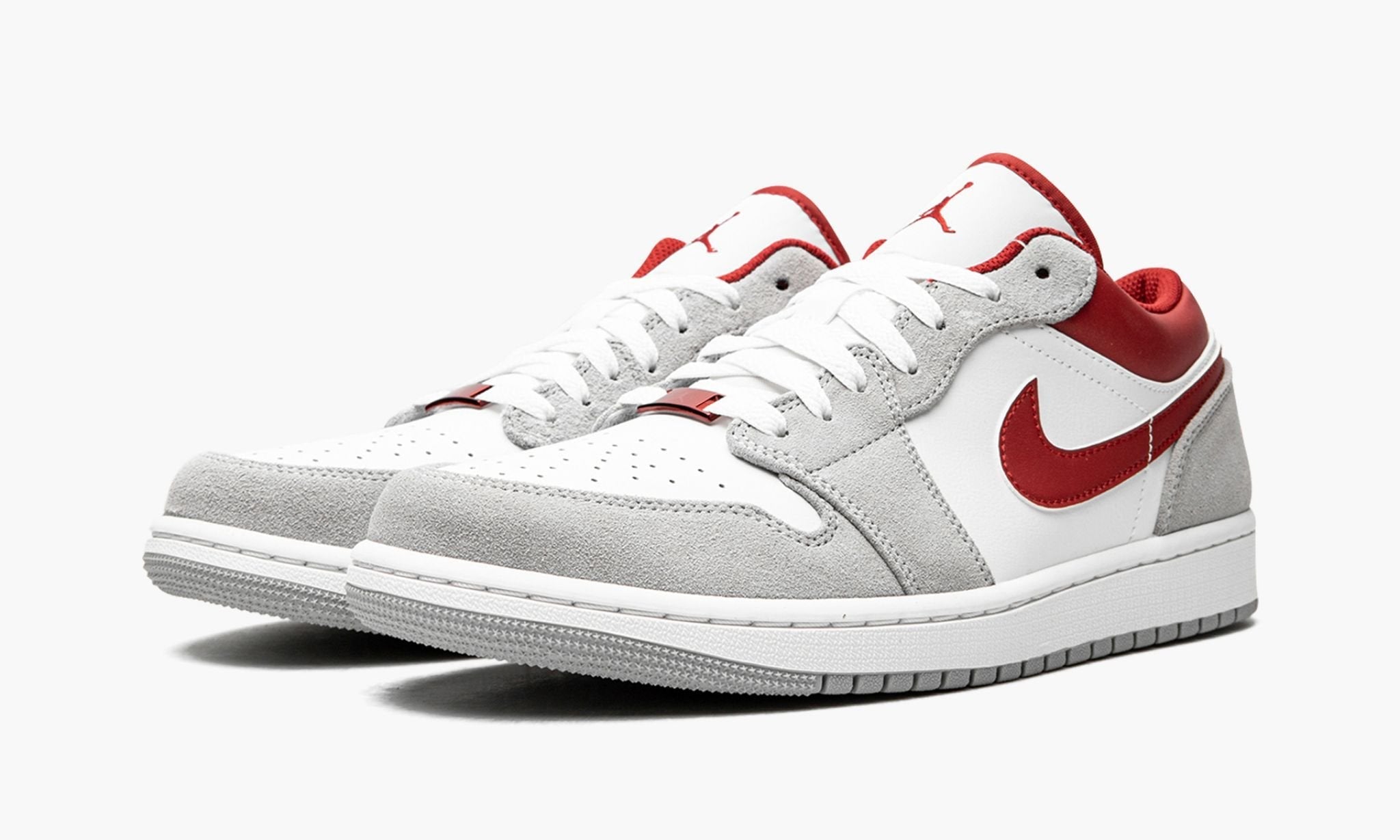 AIR JORDAN 1 LOW SE “White / Grey / Red” - Image 6